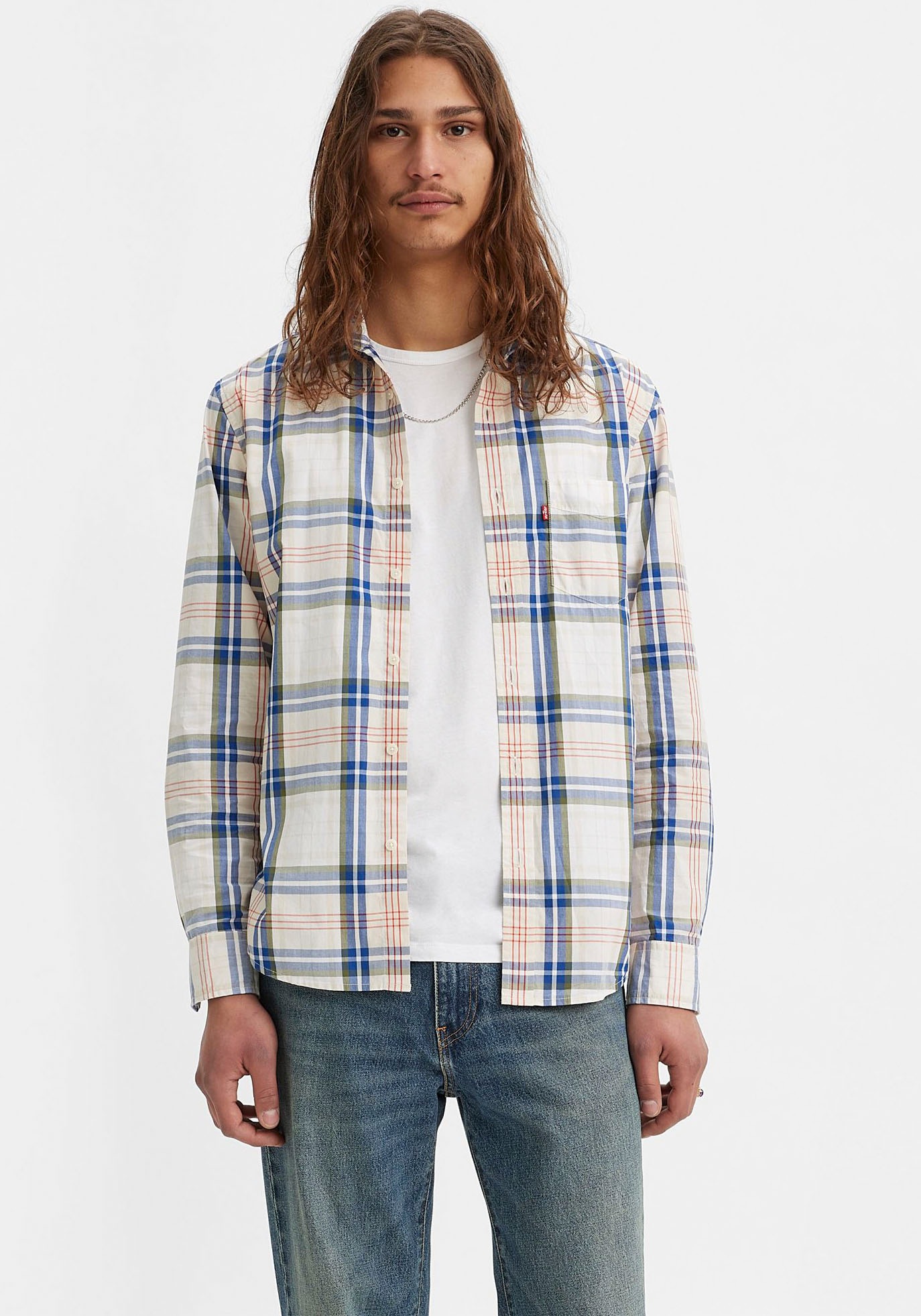 Levi's® Karohemd »SUNSET 1 POCKET STAND« mit Brusttasche