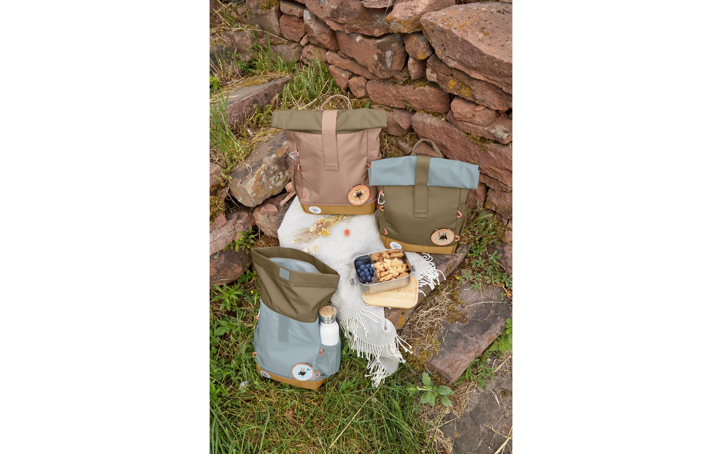 LÄSSIG Kinderrucksack »Mini Rolltop Nature Haselnuss«