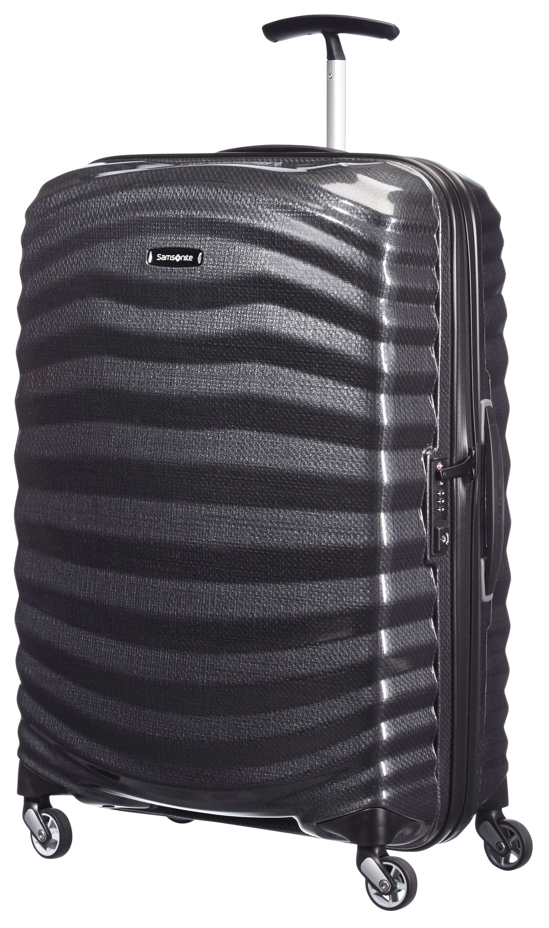 Samsonite Hartschalen-Trolley »LITE-SHOCK, verschiedene Grössen«, 4 Rollen, Reisekoffer Trolley Aufgabegepäck TSA-Zahlenschloss Made in Europe