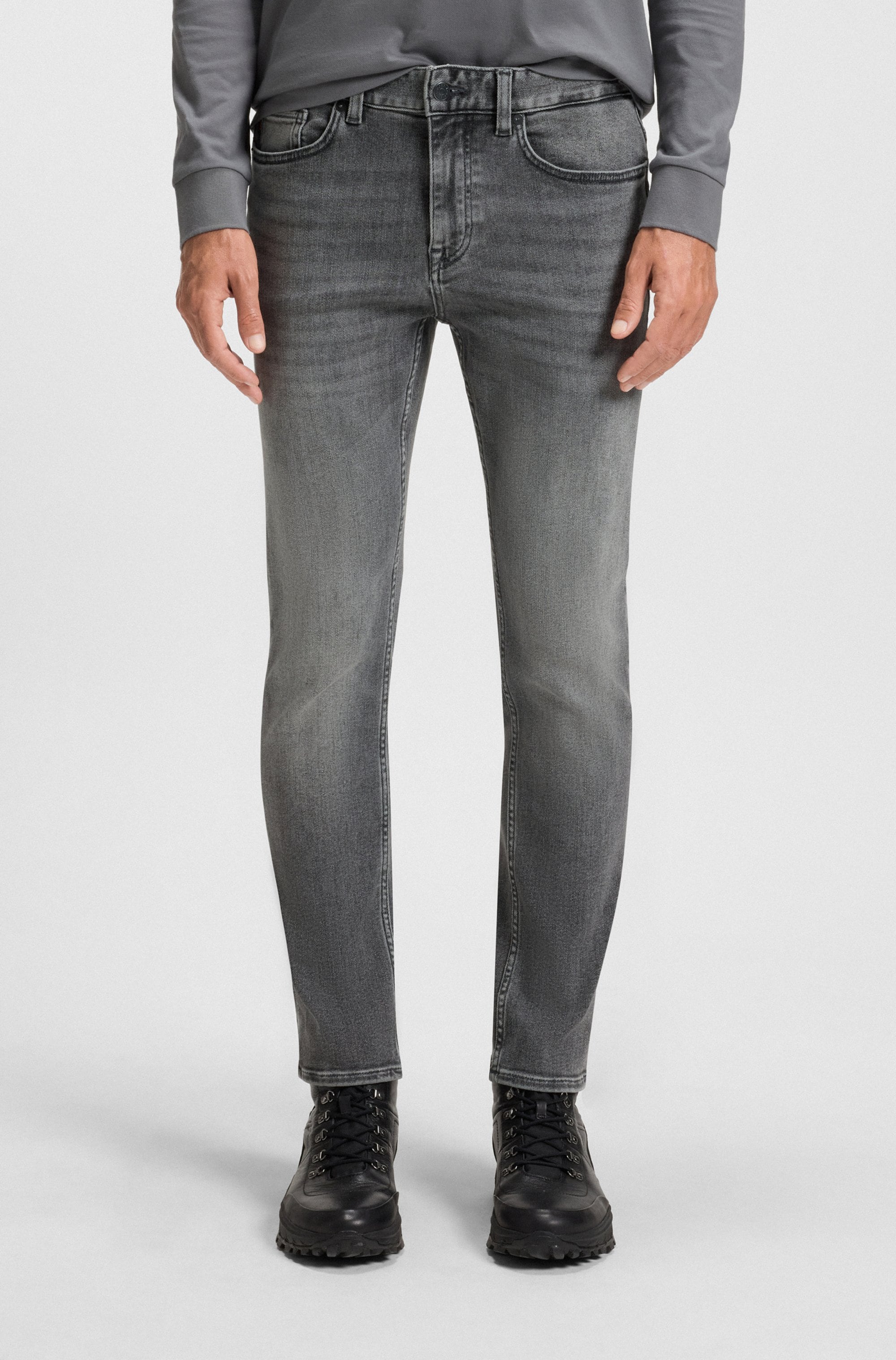 BOSS ORANGE Slim-fit-Jeans »Delaware« slim fit, mittlere Bundhöhe, schmaler Beinverlauf