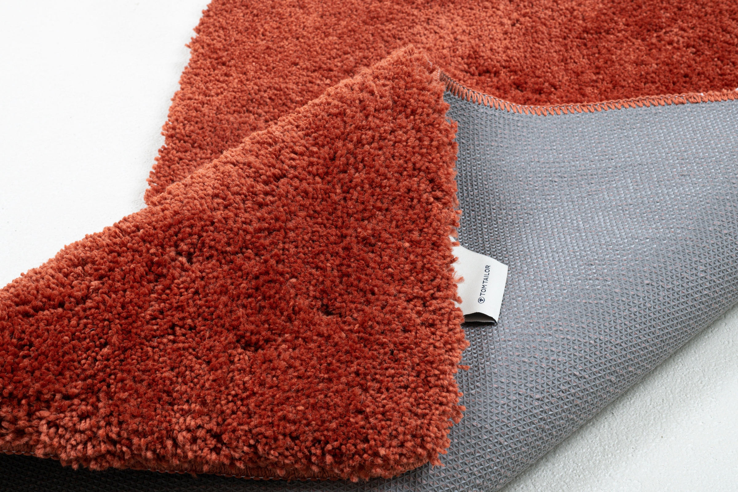 TOM TAILOR HOME Badematte »Cozy Bath UNI«, rutschhemmend beschichtet, fussbodenheizungsgeeignet, Badteppich, Uni Farben, rechteckig, rund und oval erhältlich