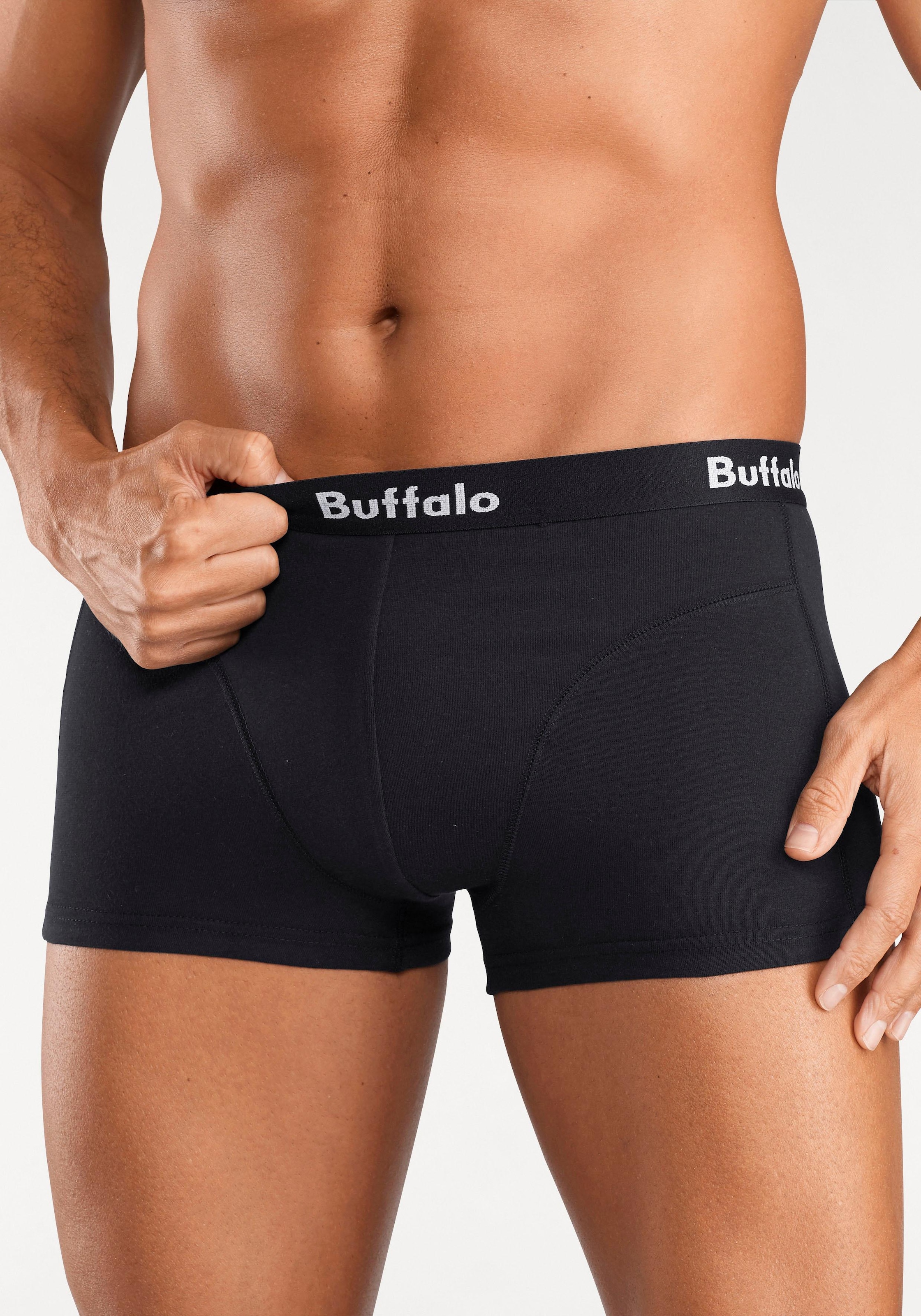 Buffalo Hipster, (Packung, 3 St.), mit Overlock-Nähten vorn