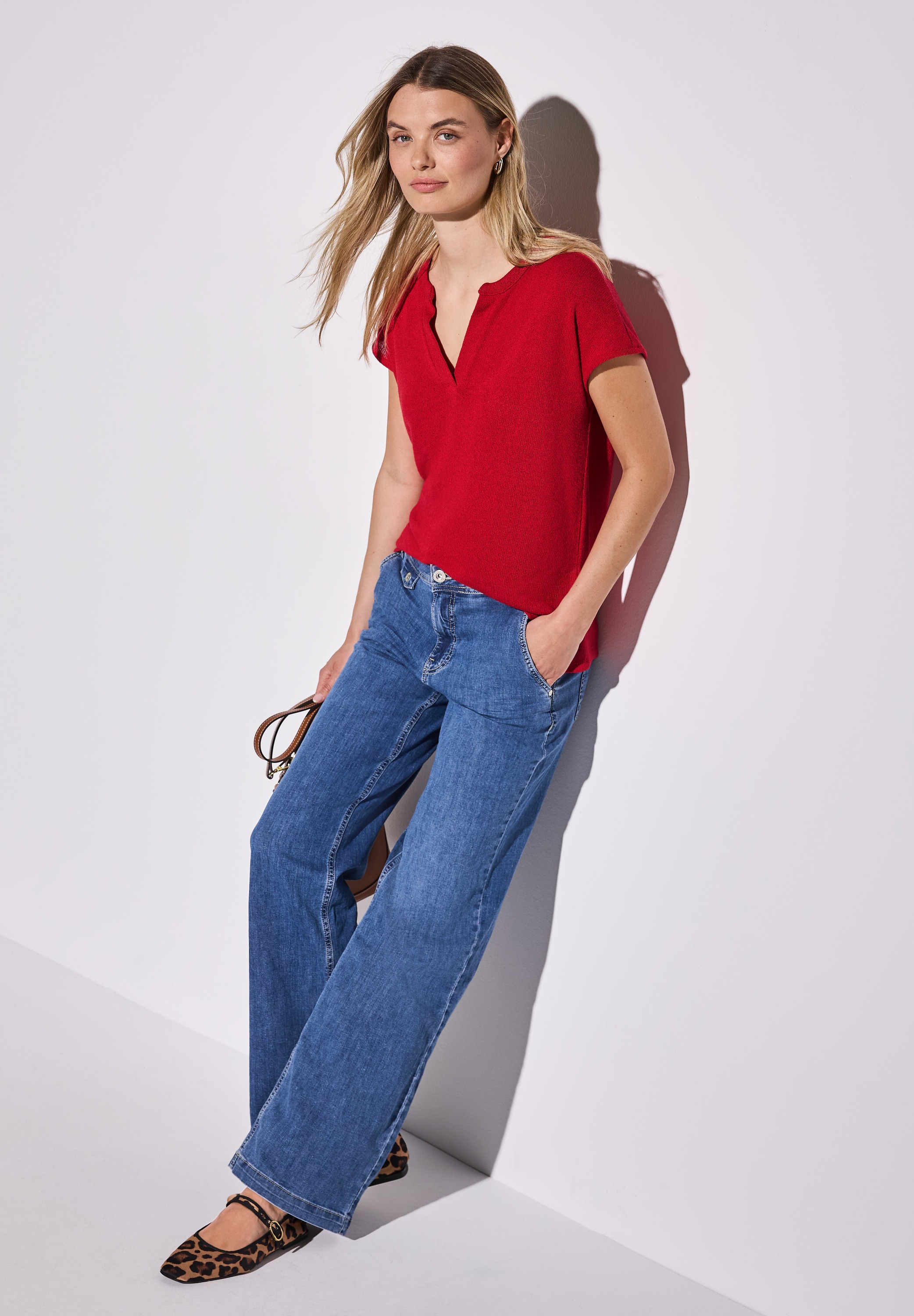 STREET ONE Shirttop, im Tunika Stil
