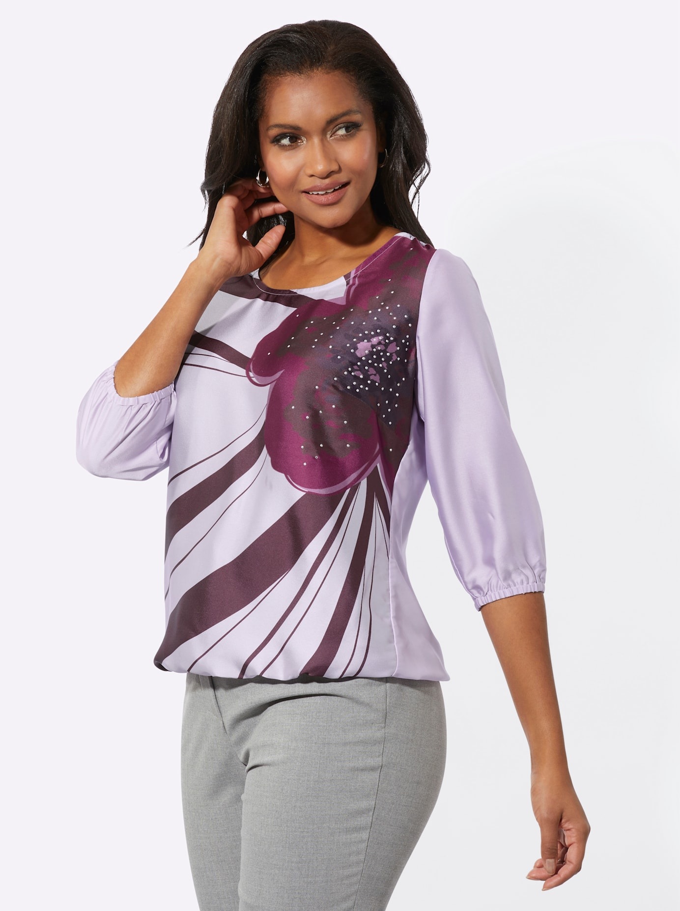 Lady Druckbluse