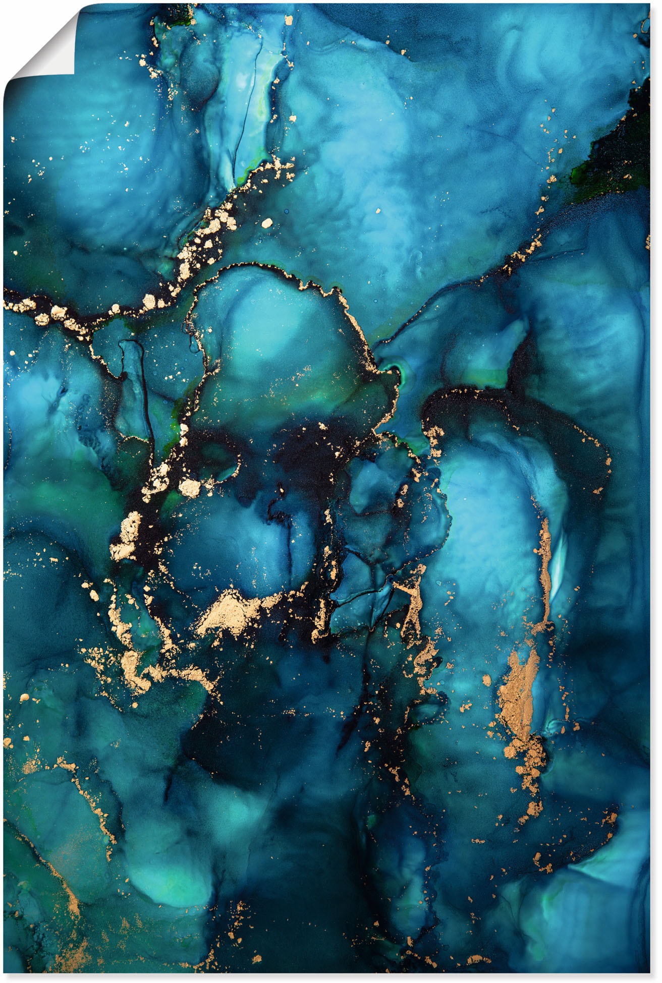 Jelmoli-Versand Muster, Wandaufkleber Grössen (1 online Wandbild versch. Artland bestellen oder Leinwandbild, als in Poster St.), Alubild, | »Lagune«,