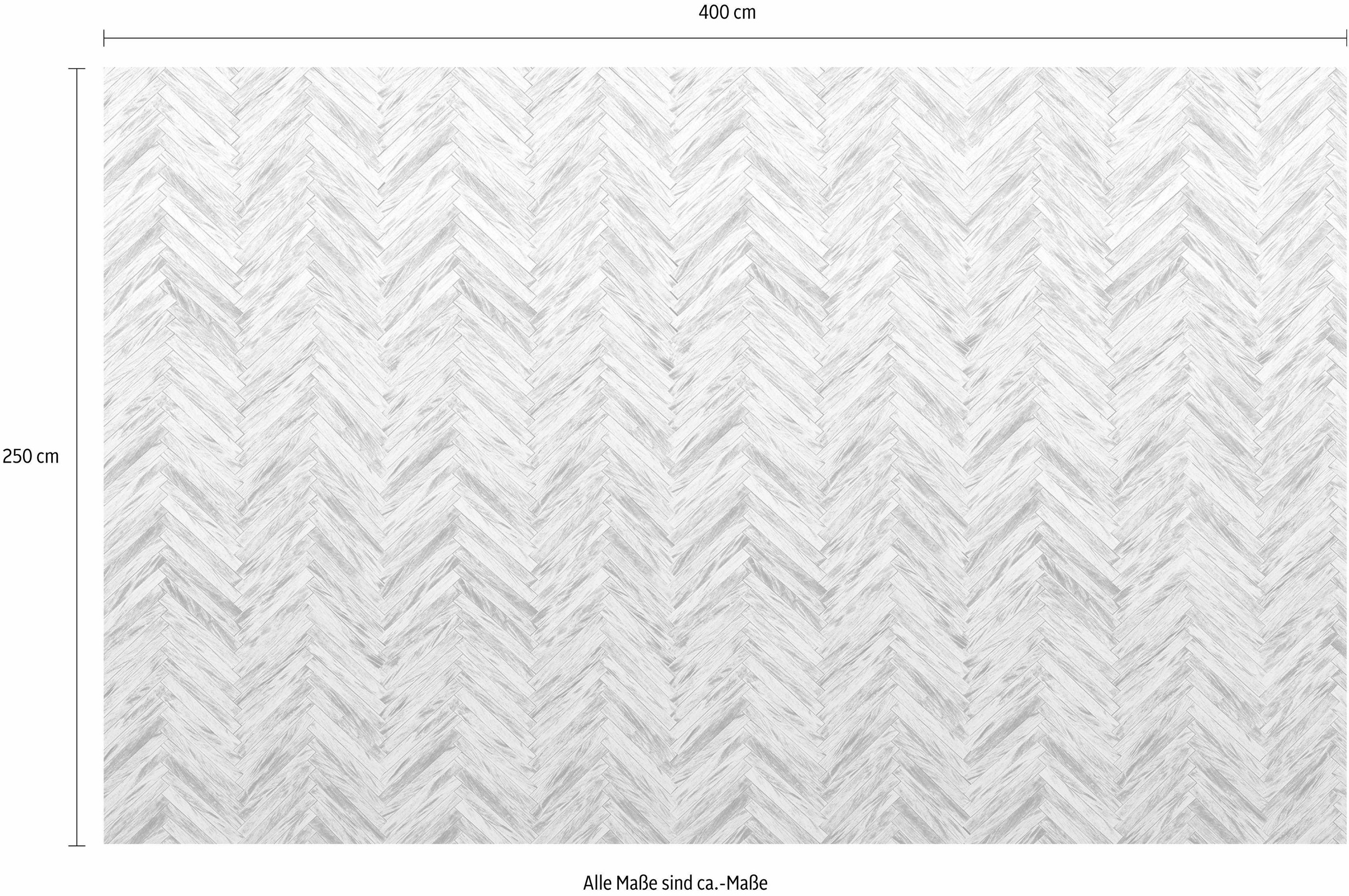 Komar Vliestapete »Herringbone«, (Breite x Höhe), Vliestapete, 100 cm Bahnbreite