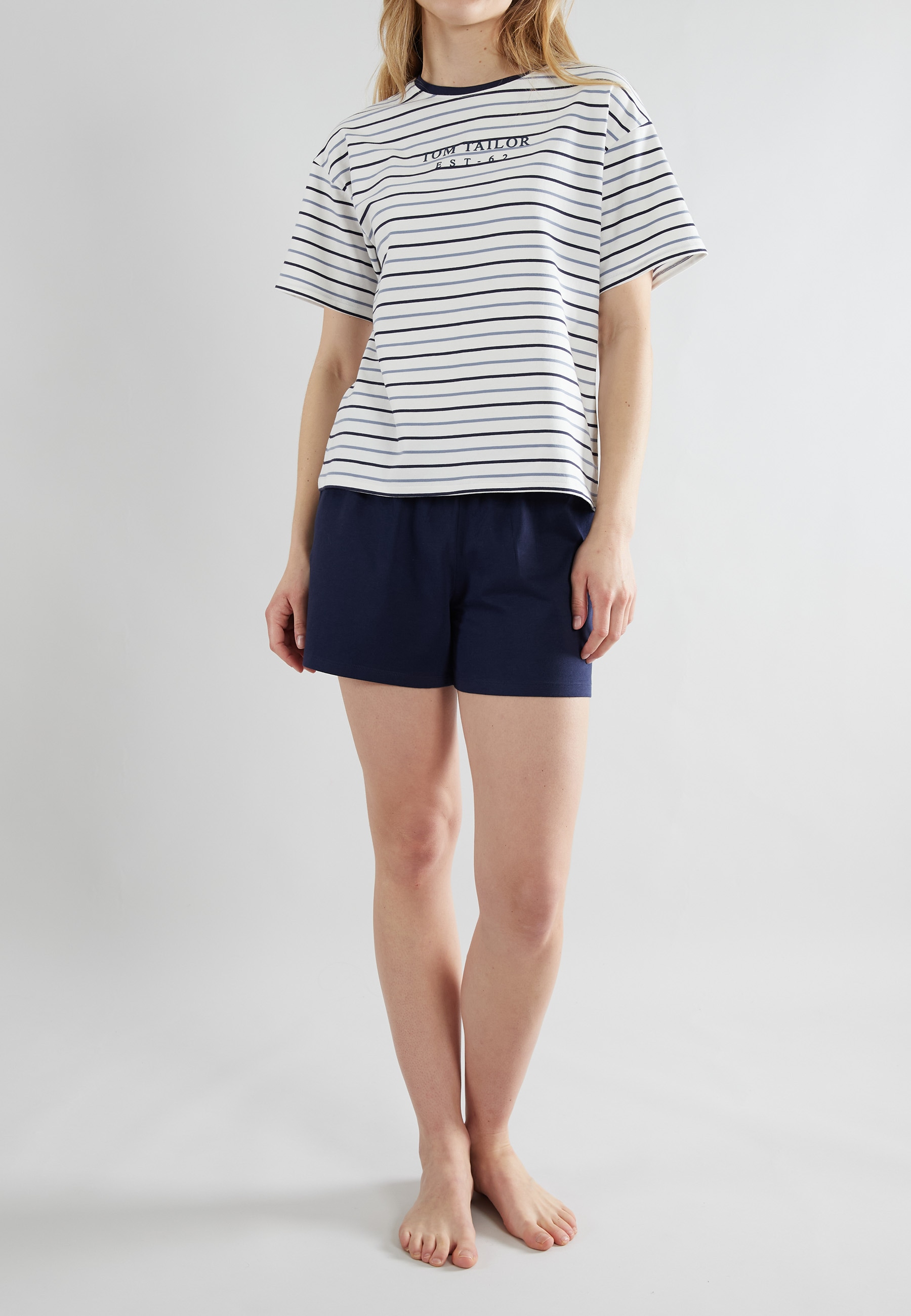TOM TAILOR Shorty »Zaria«, (2 tlg.), Zeitlos angesagte Streifendesign