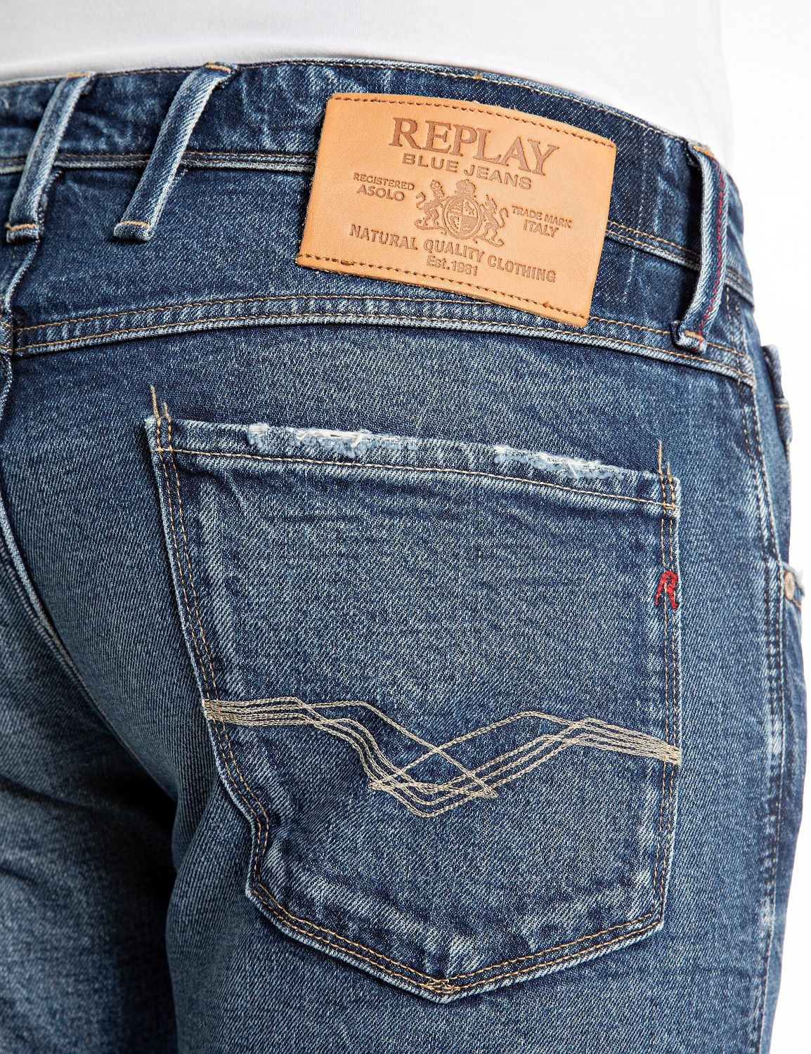 Replay Slim-fit-Jeans »ANBASS«, mit Washed-Optik