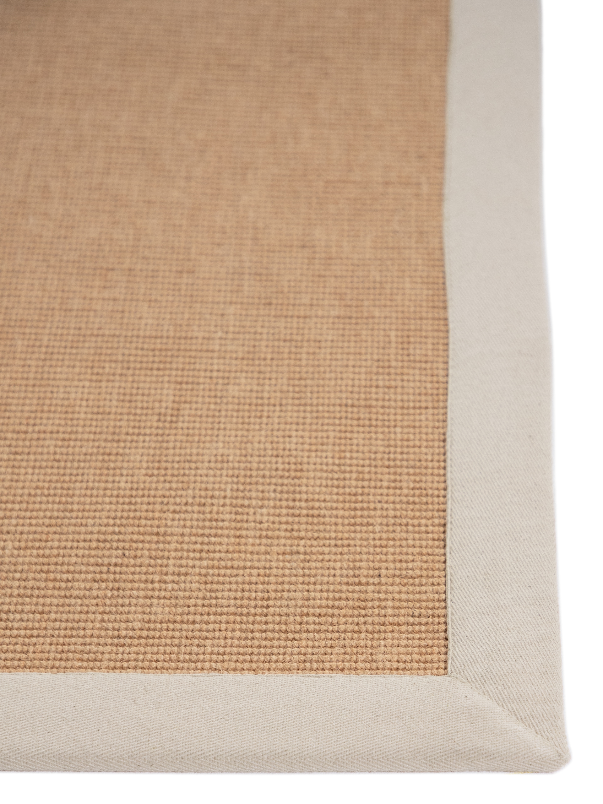 carpetfine Sisalteppich »Sisal,  auch als Läufer erhältlich«, rechteckig, 5 mm Höhe, mit farbiger Bordüre, Anti Rutsch Rückseite, viele Grössen, Wohnzimmer
