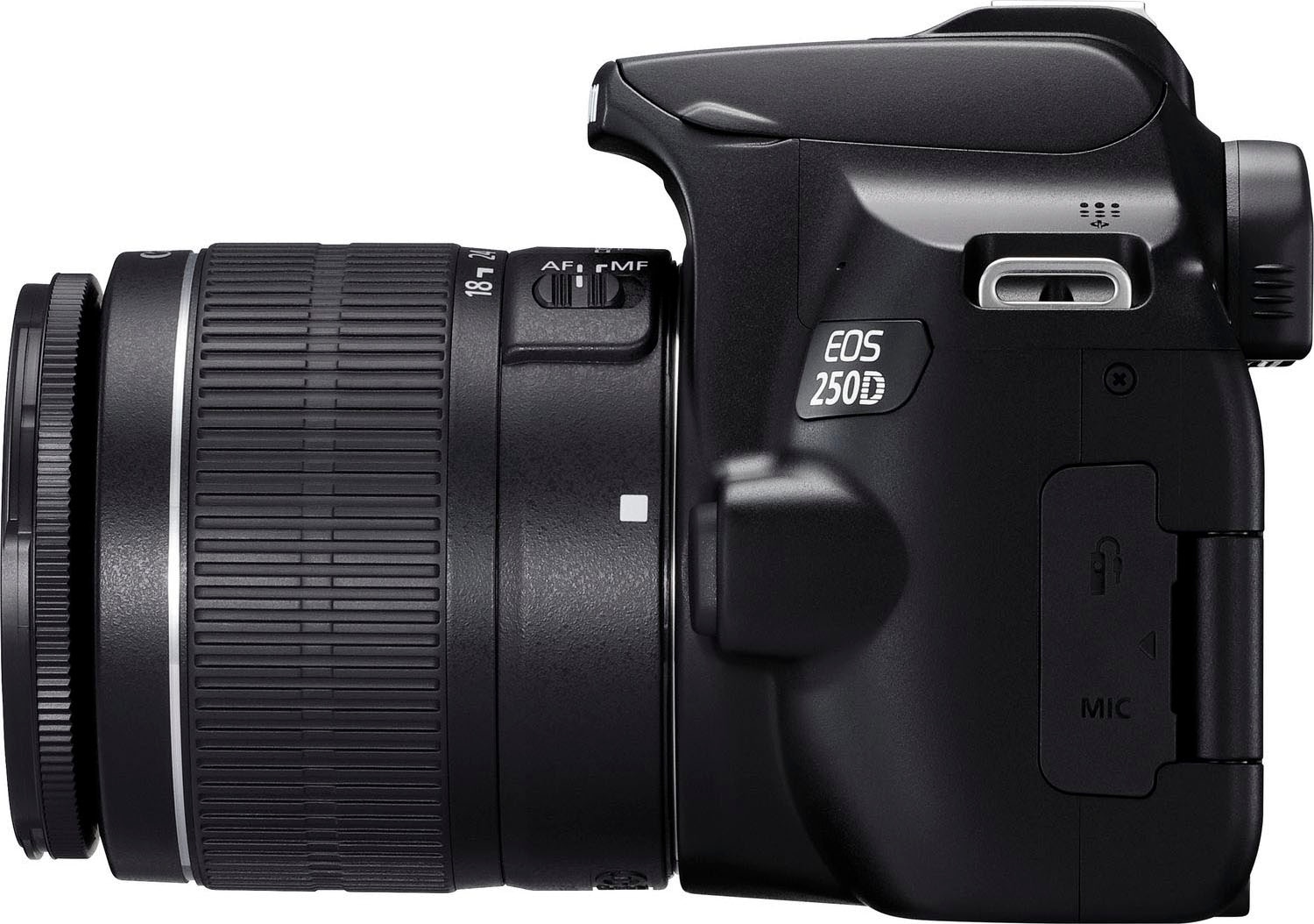 Canon Spiegelreflexkamera »250D + EF-S 18-55mm f/3.5-5.6 III + SB130 Kit«, EF-S 18-55mm f/3.5-5.6 III, 24,1 MP, Bluetooth-WLAN