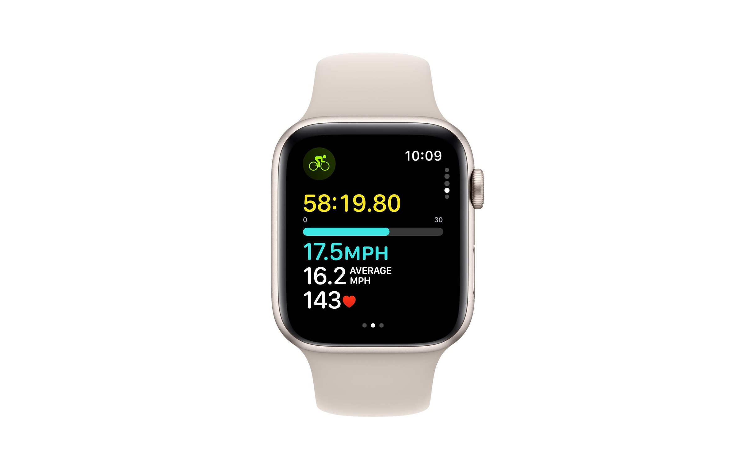 Apple Smartwatch »SE GPS, Aluminum mit Sportarmband«, 32 GB,)