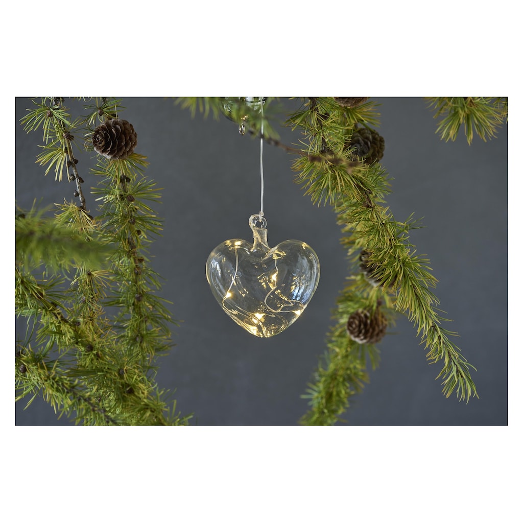 Sirius Weihnachtsbaumkugel »LED Weihnachtskugel Wave Herz klein«