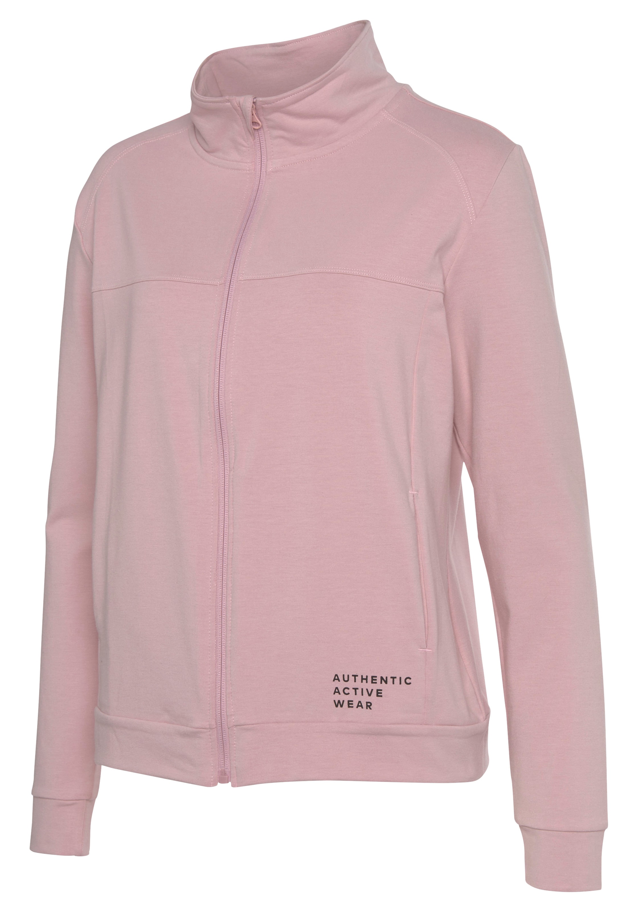 Vivance active Sweatjacke, Sportjacke mit seitlichen Taschen