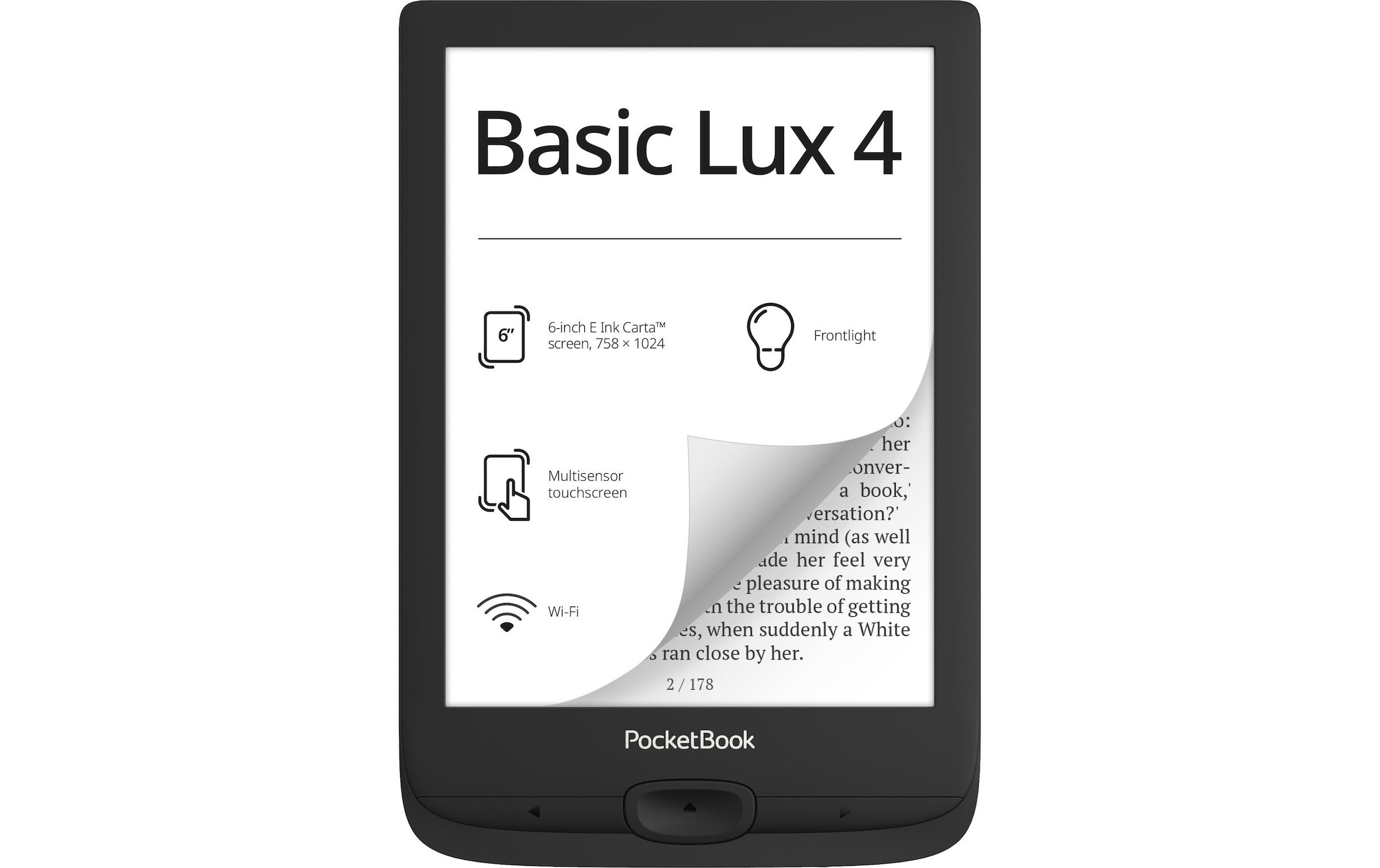 E-Book »Reader Basic Lux 4 Schwarz«