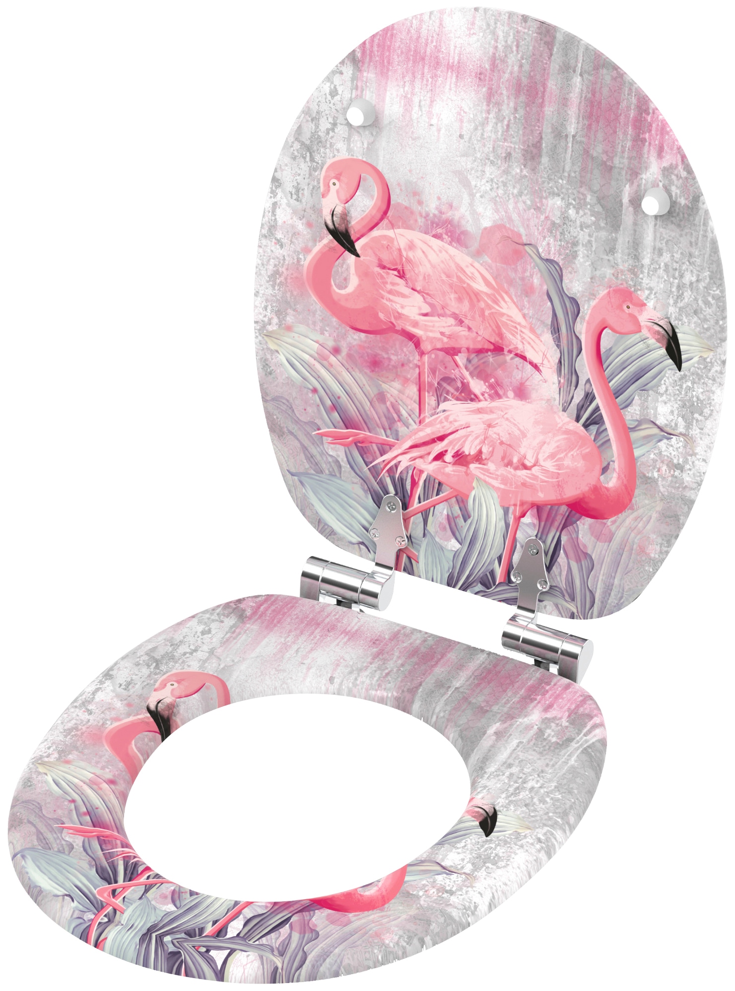 Sanilo WC-Sitz »Flamingo«, mit Absenkautomatik, BxL: 37,7 x 42,0 - 47,0 cm