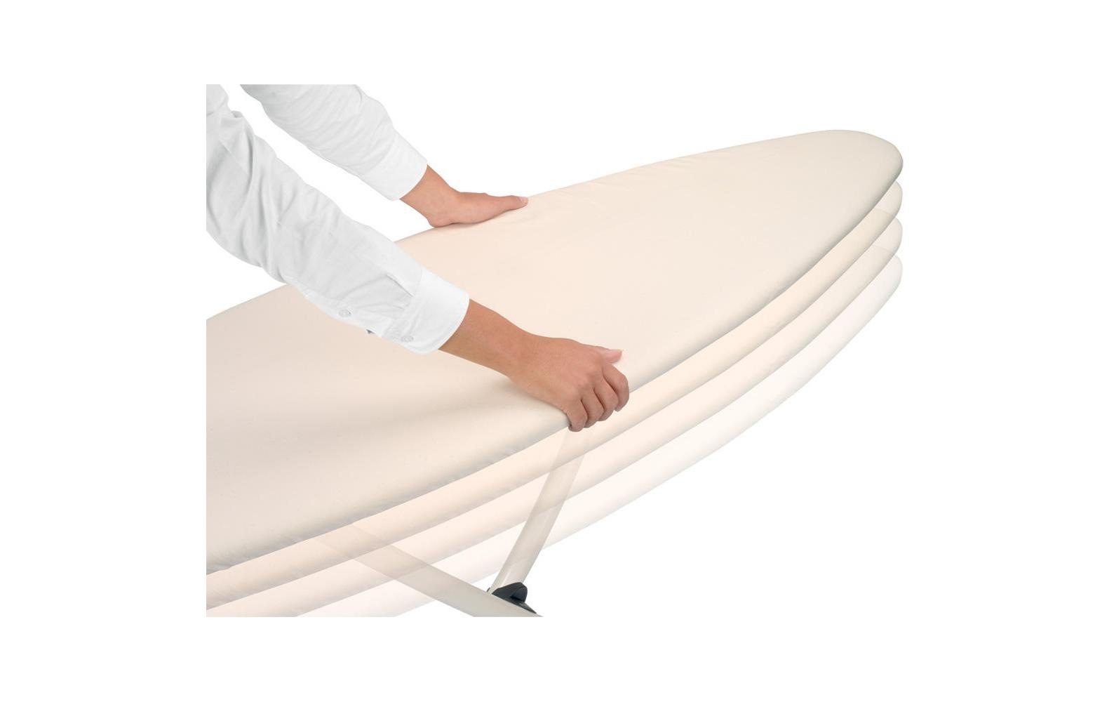 Brabantia Tischbügelbrett »Fading Lines Bügeln im Sitzen«, Bügelfläche 135 cmx47 cm