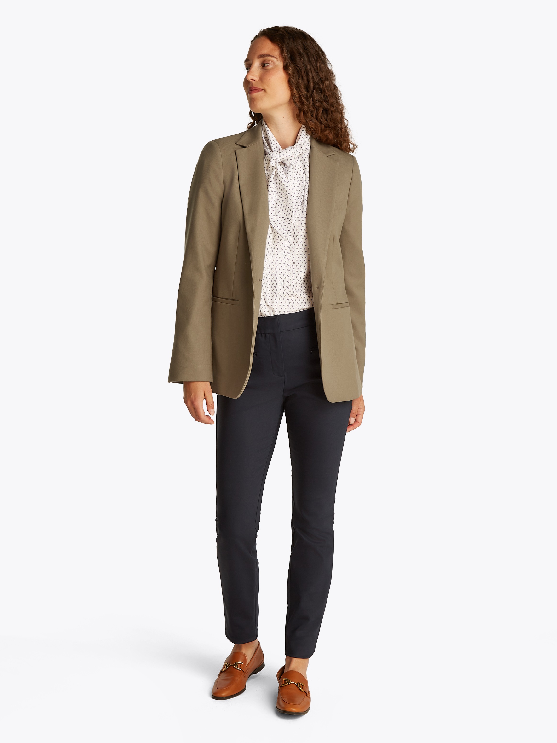 Tommy Hilfiger Longblazer »SMD CORE REGULAR SB BLAZER«, mit Logostickerei
