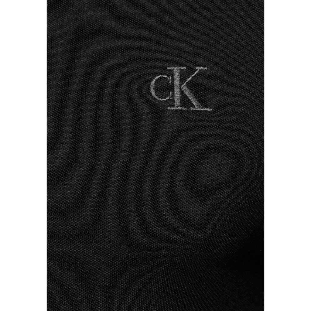 Calvin Klein Jeans Poloshirt »CK ESSENTIAL TIPPING SLIM POLO«, mit Markenstickerei