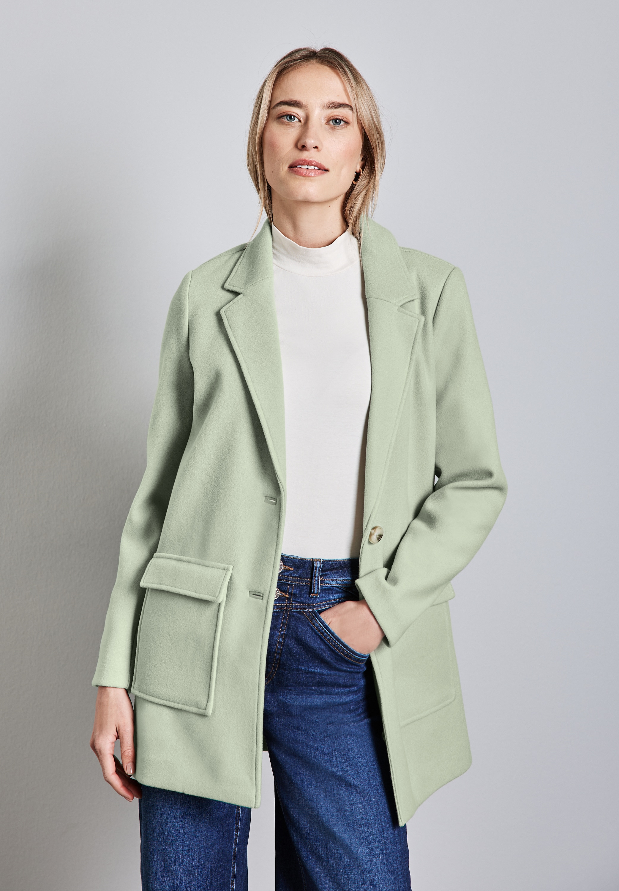 STREET ONE Outdoorjacke, mit Reverskragen
