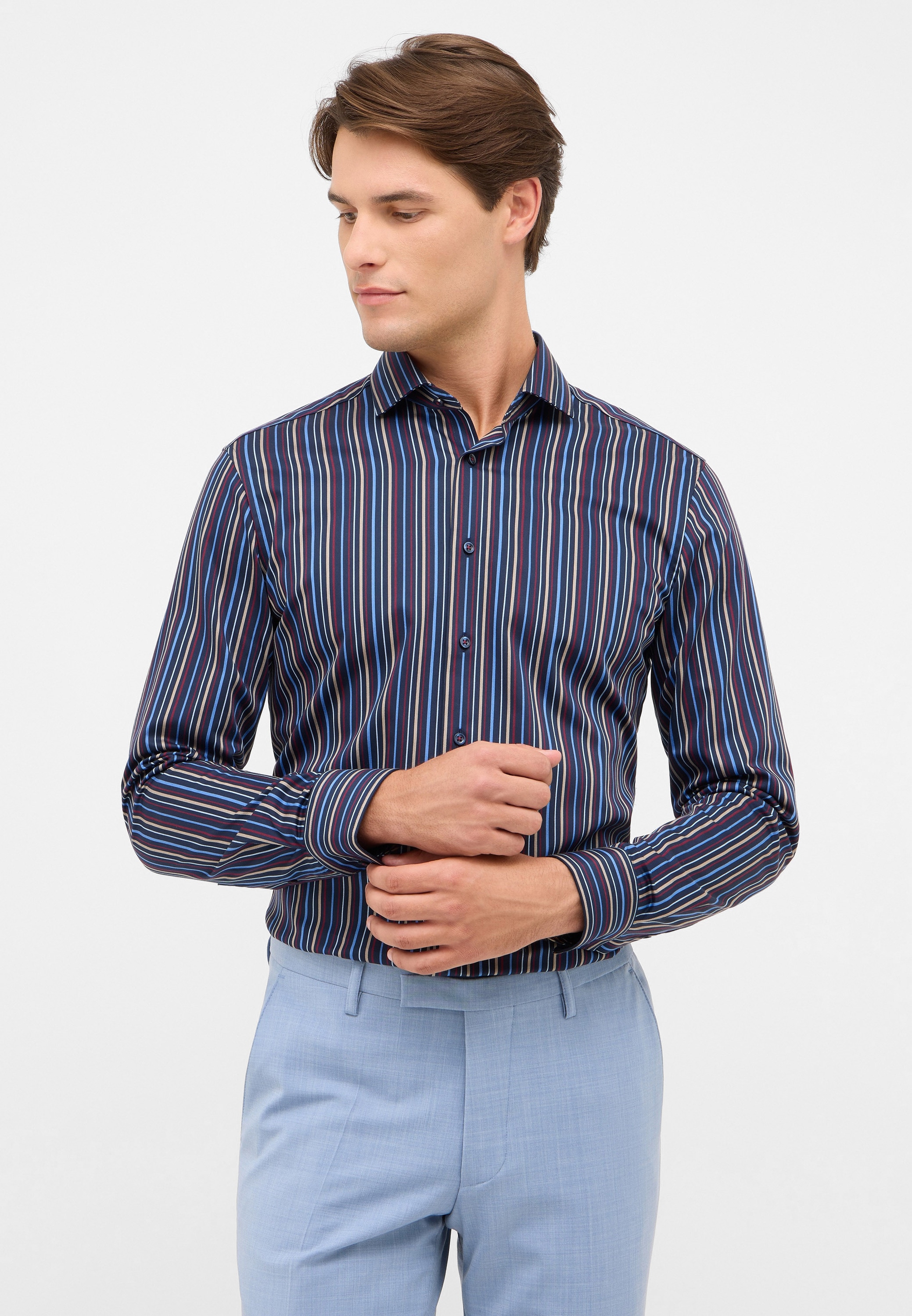 Eterna Langarmhemd »SLIM FIT« NON IRON (bügelfrei)