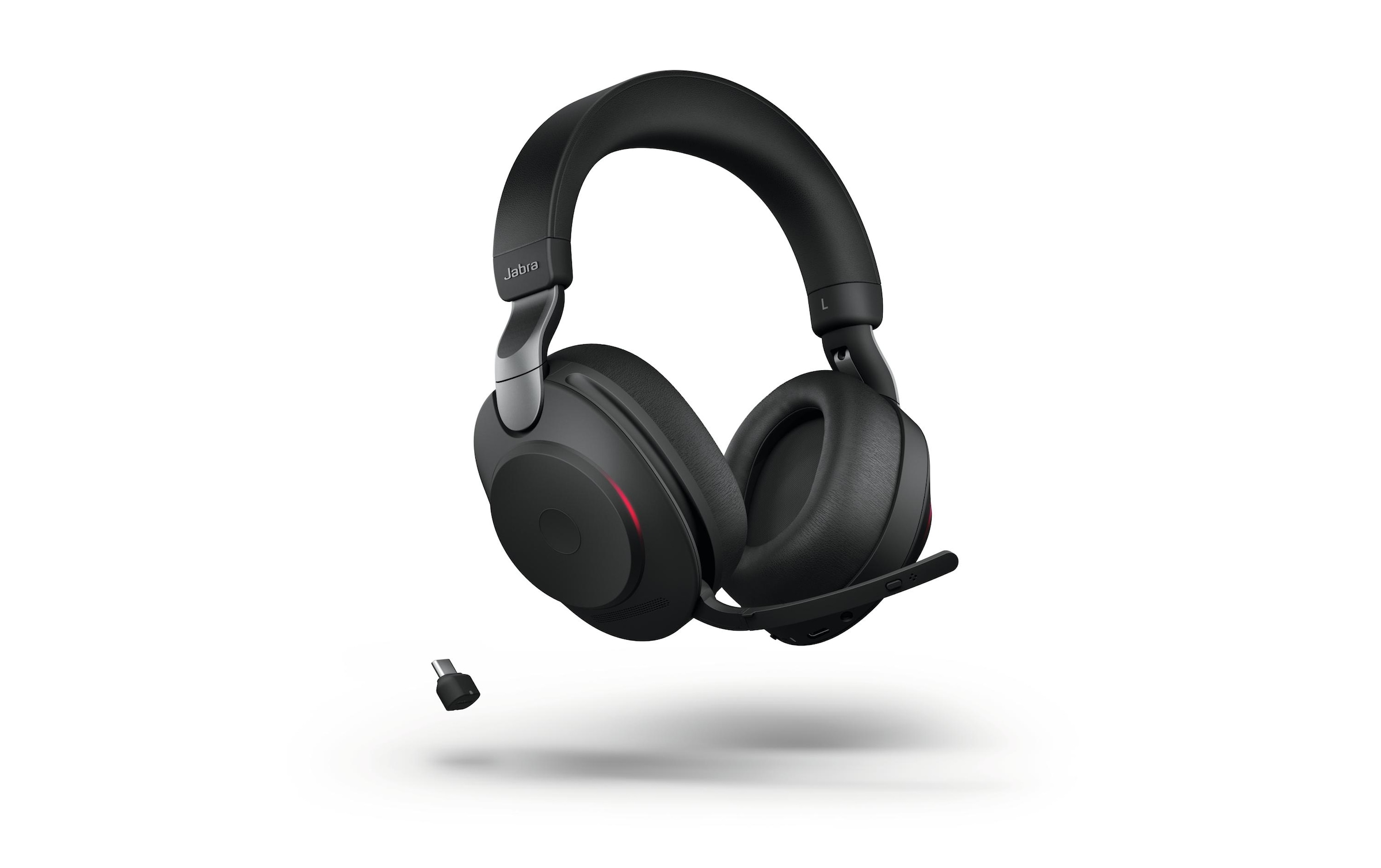 Jabra Headset »Evolve2 85 DUO UC Schwarz, USB-C, Ladestation«