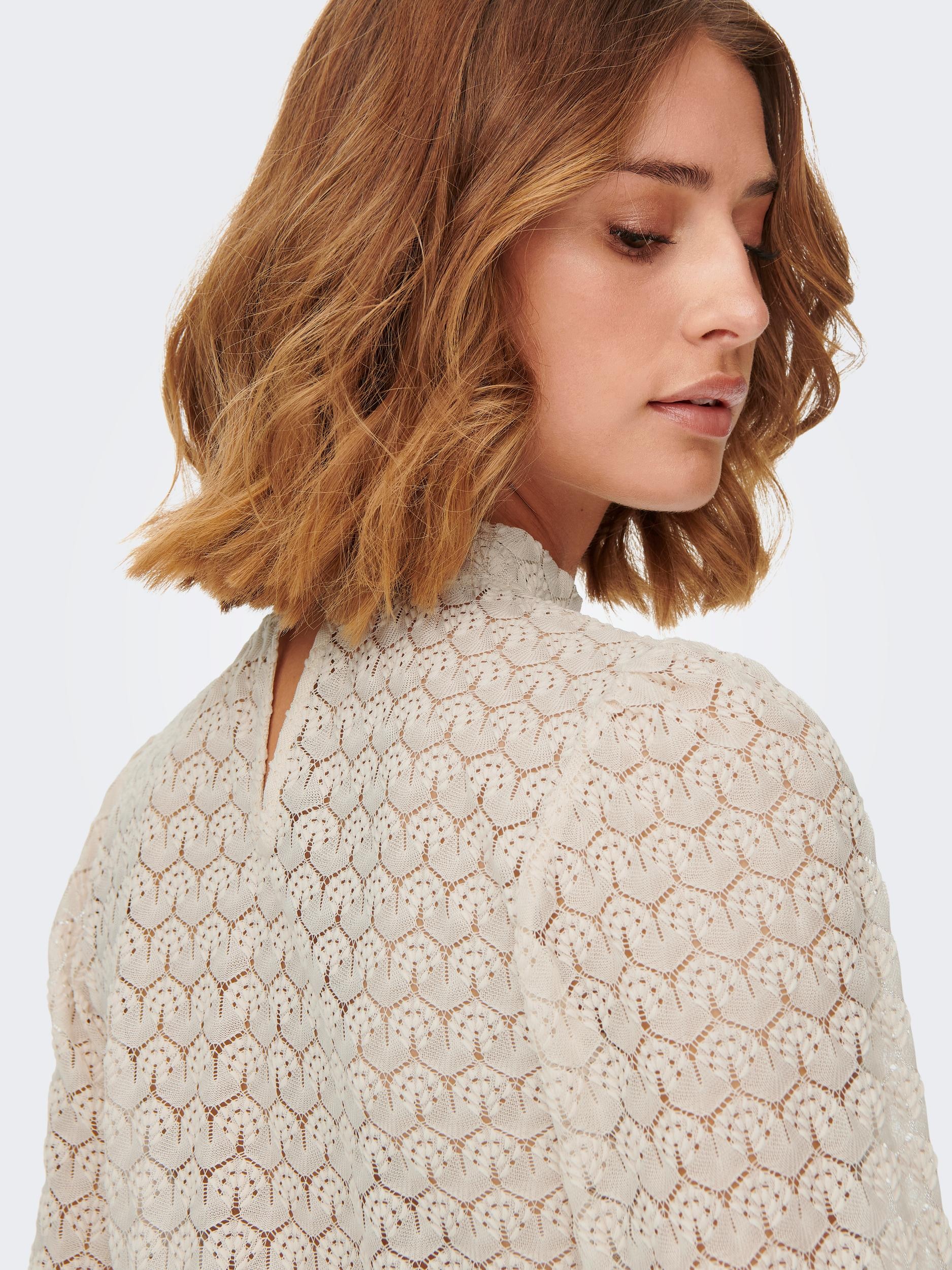 JDY Spitzenshirt »JDYAVERY L/S LACE TOP JRS NOOS«