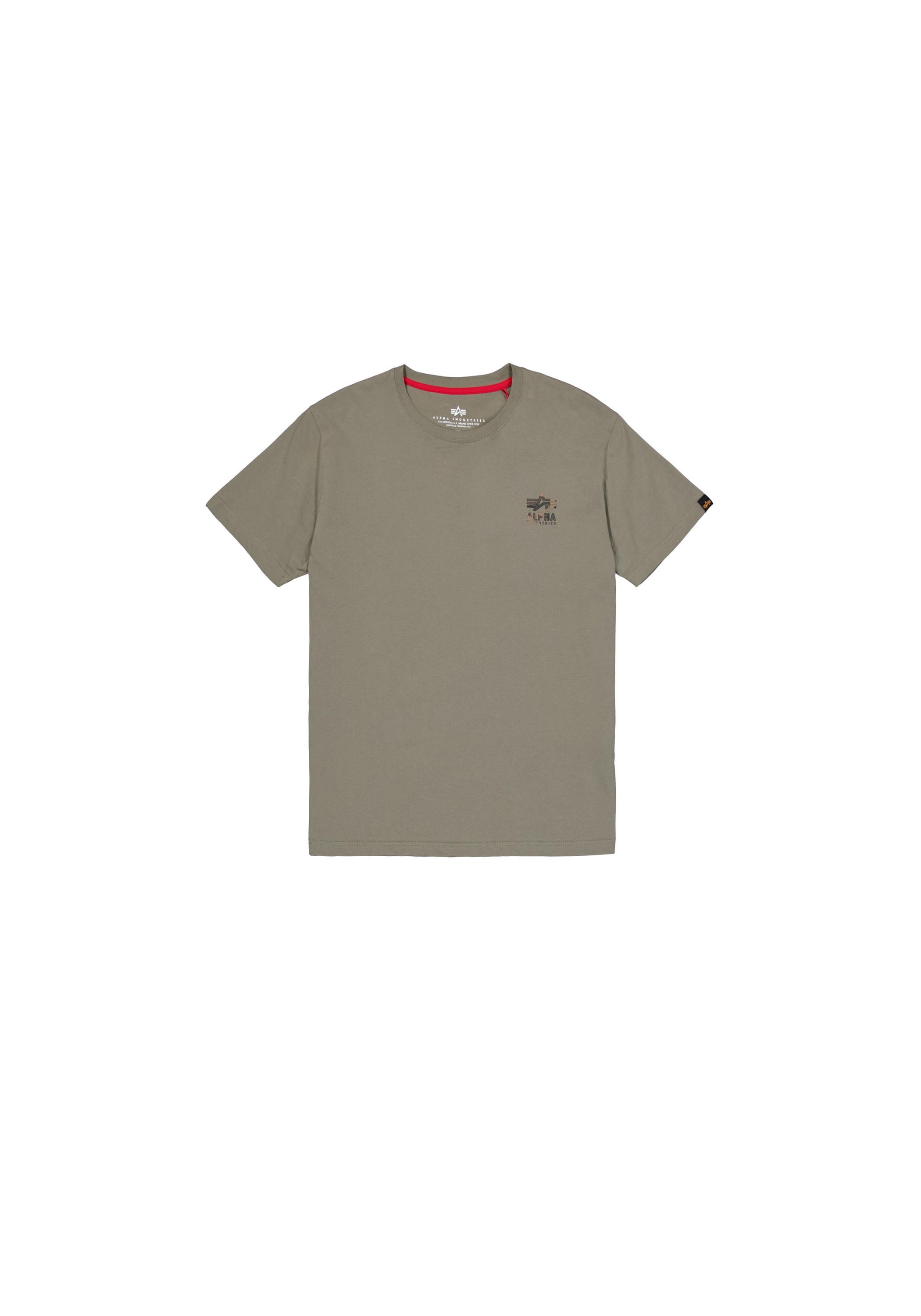 Alpha Industries T-Shirt »Camo Logo Puff Print Backprint T-Shirt«