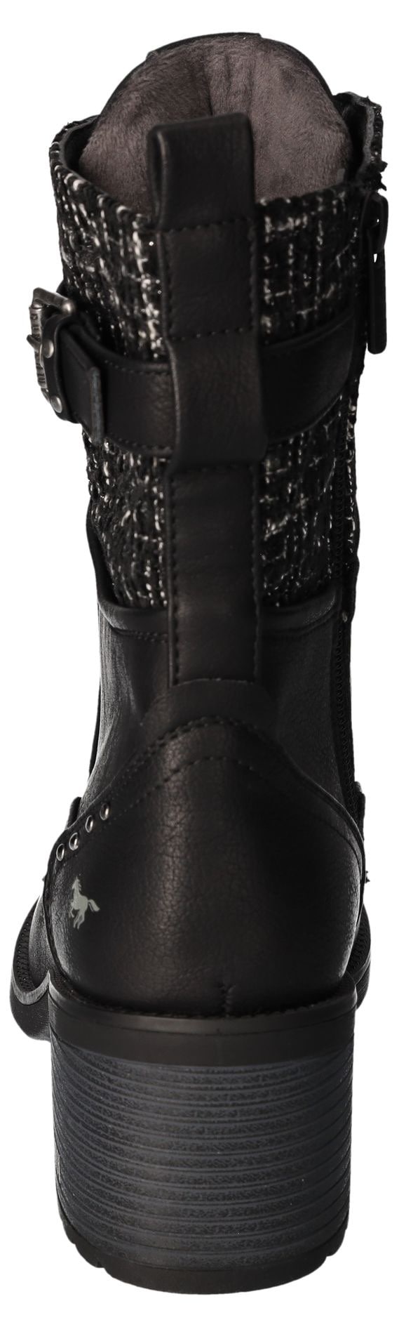 Mustang Shoes Winterstiefelette, Plateaustiefelette, Schnürboots mit praktischem Innenreissverschluss