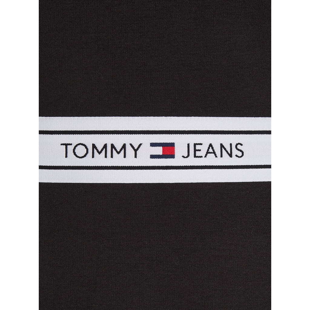Tommy Jeans Curve Blusenkleid »TJW LOGO TAPE FIT & FLARE EXT«, Grosse Grössen