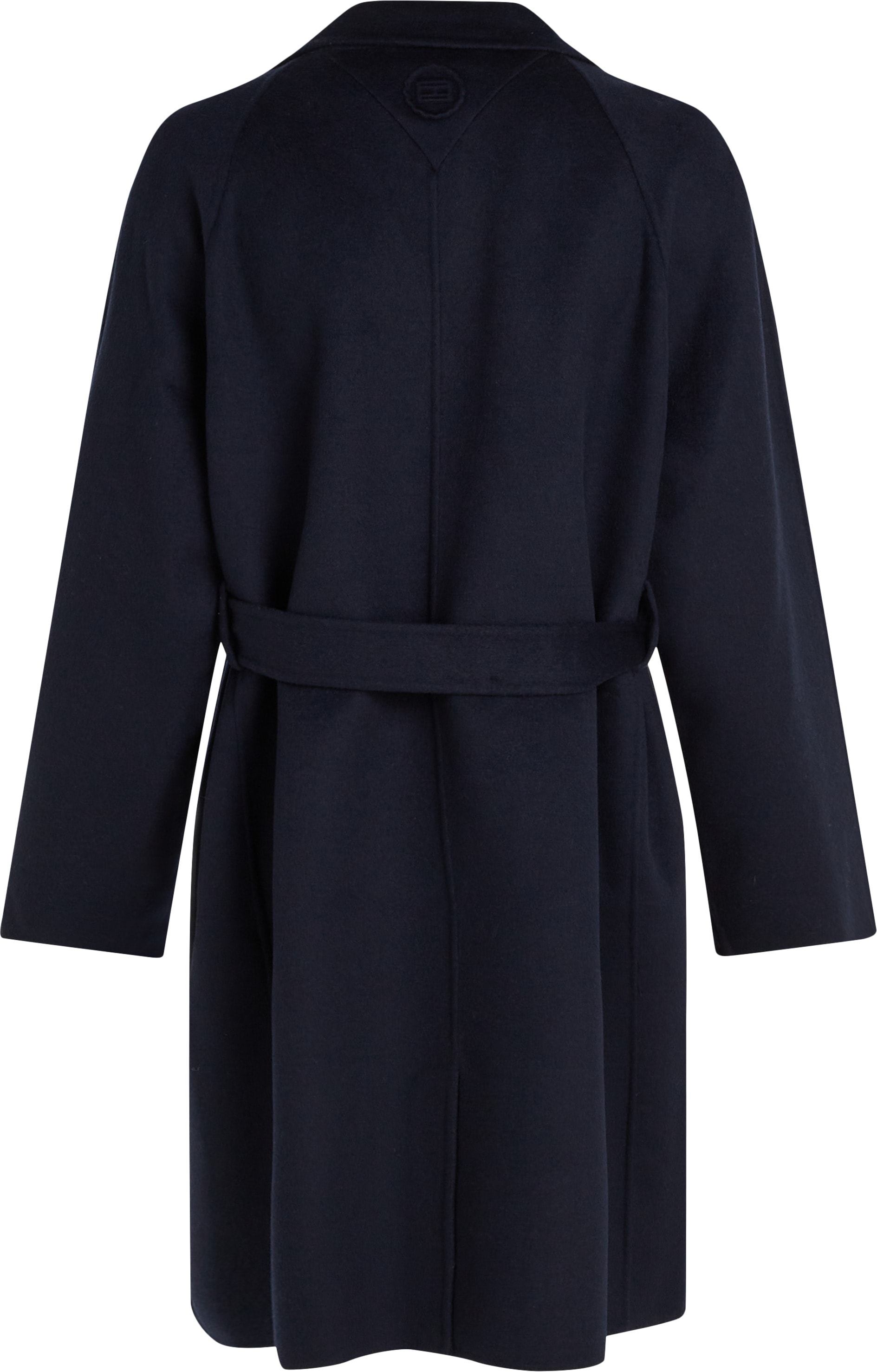 Tommy Hilfiger Kurzmantel »REG DF WOOL BELTED COAT«, mit Gürtel