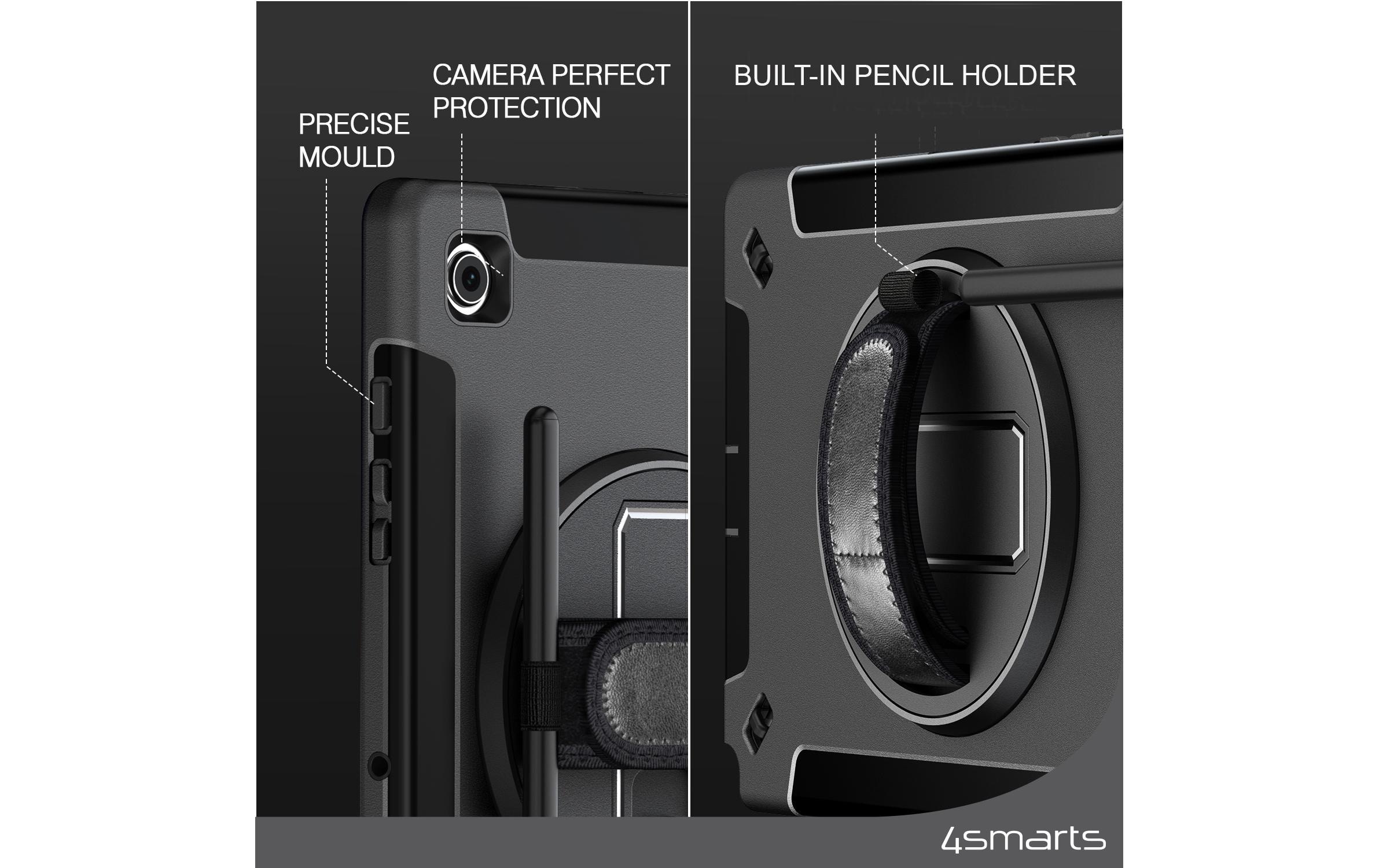 4smarts Tablet-Hülle »Back Cover Rugged GRIP Galaxy Tab S9 FE«, 27,7 cm (10,9 Zoll)