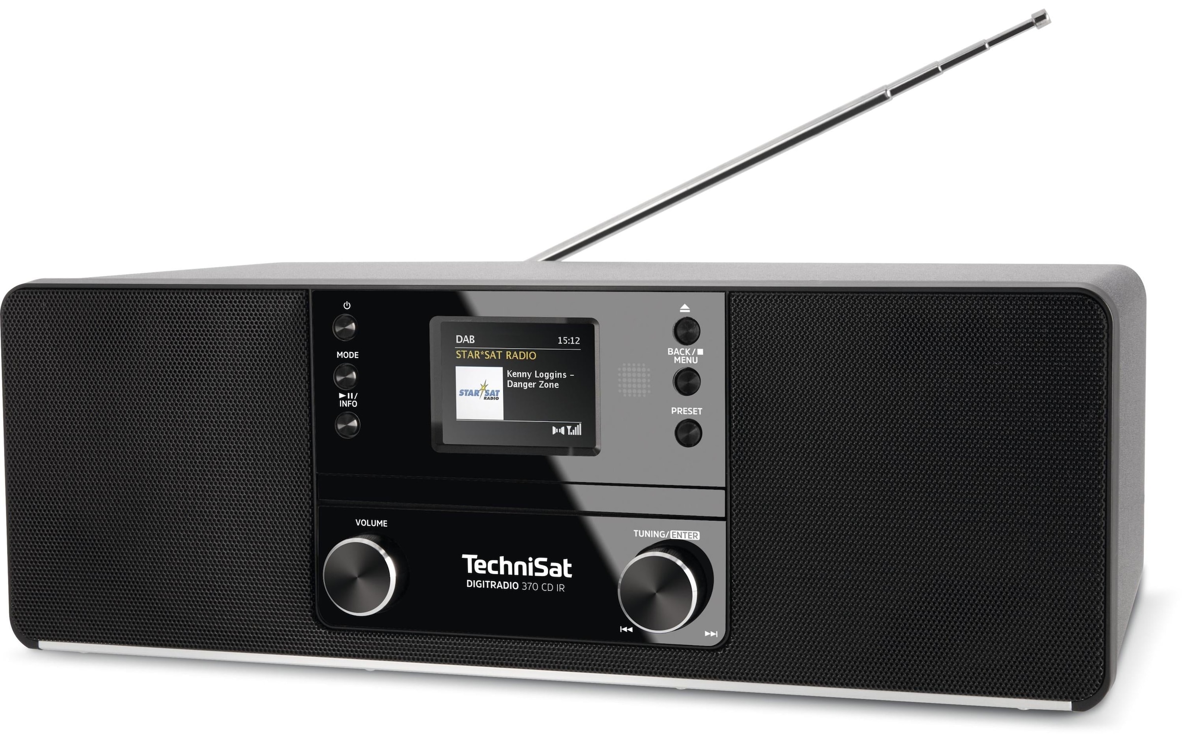 TechniSat Digitalradio (DAB+) »DigitRadio 370 CD IR«, (Bluetooth Digitalradio (DAB+)-FM-Tuner-Internetradio)