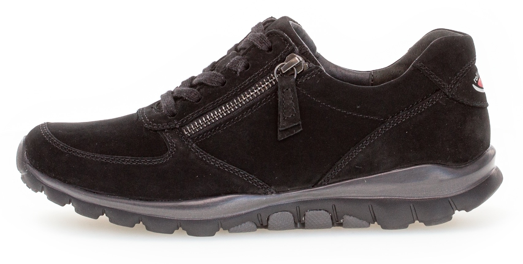 Gabor Rollingsoft Keilsneaker, Freizeitschuh, Halbschuh, Schnürschuh mit OPTIFIT-Wechselfussbett