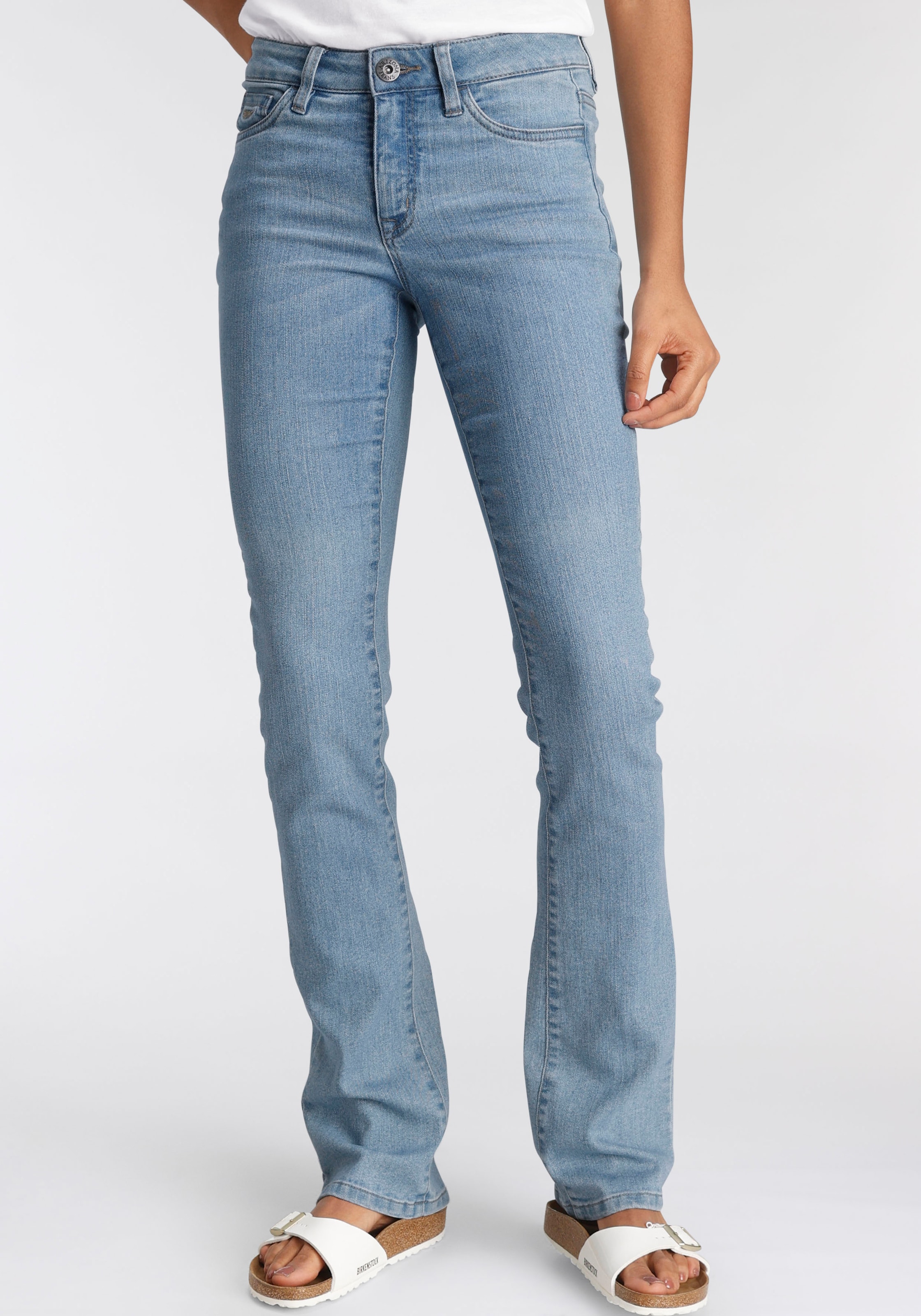 bei Waist »Baby-Boot«, Schweiz Jelmoli-Versand Arizona Bootcut-Jeans online Mid kaufen