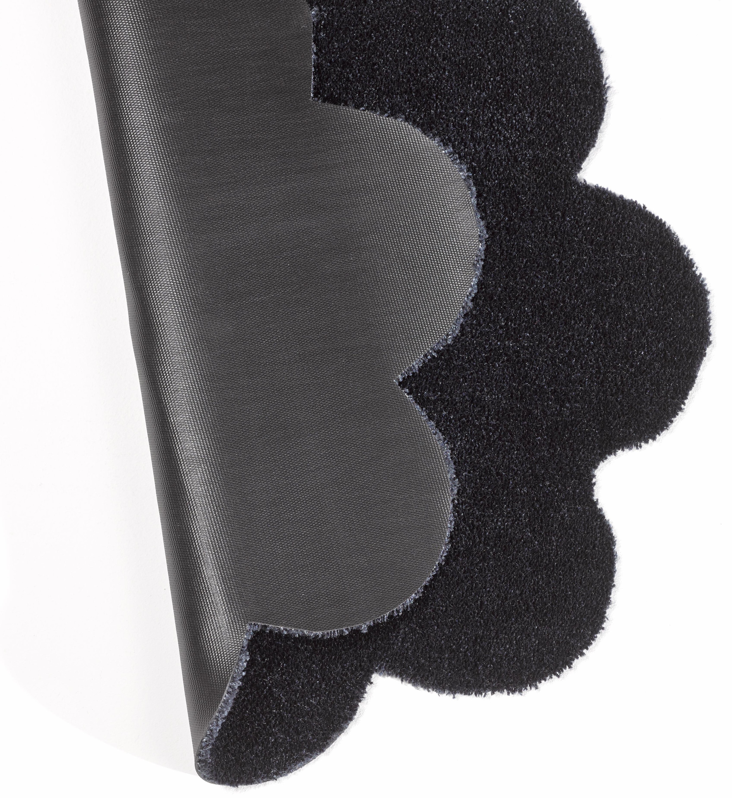 HANSE Home Fussmatte »Deko Soft, Türmatte«, blumenförmig, 7 mm Höhe, waschbar, Unifarben Design, Rutschfest,Robust, Pflegeleicht, Saugfähig