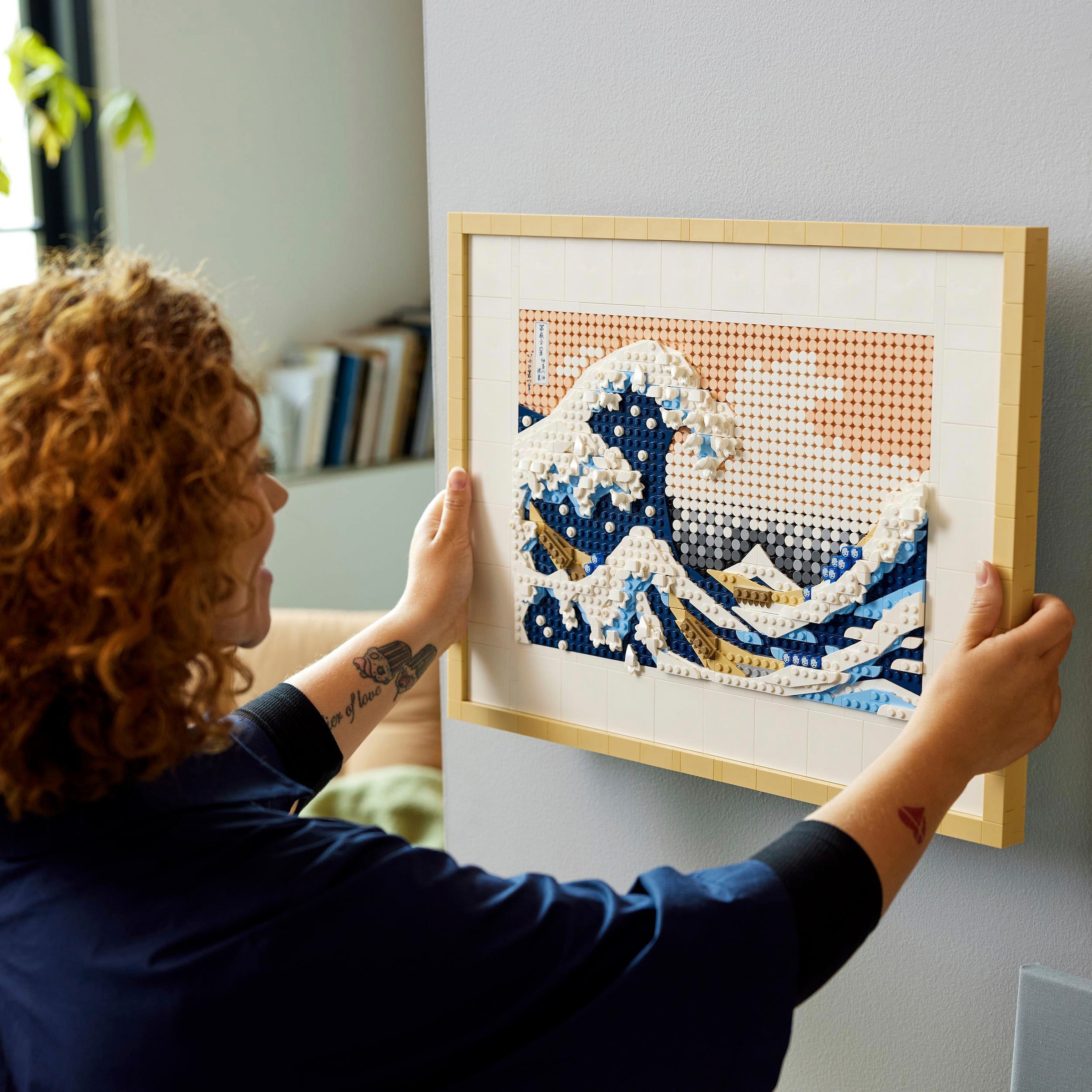 LEGO® Konstruktionsspielsteine »Hokusai – Grosse Welle (31208), LEGO® Art«, (1810 St.)
