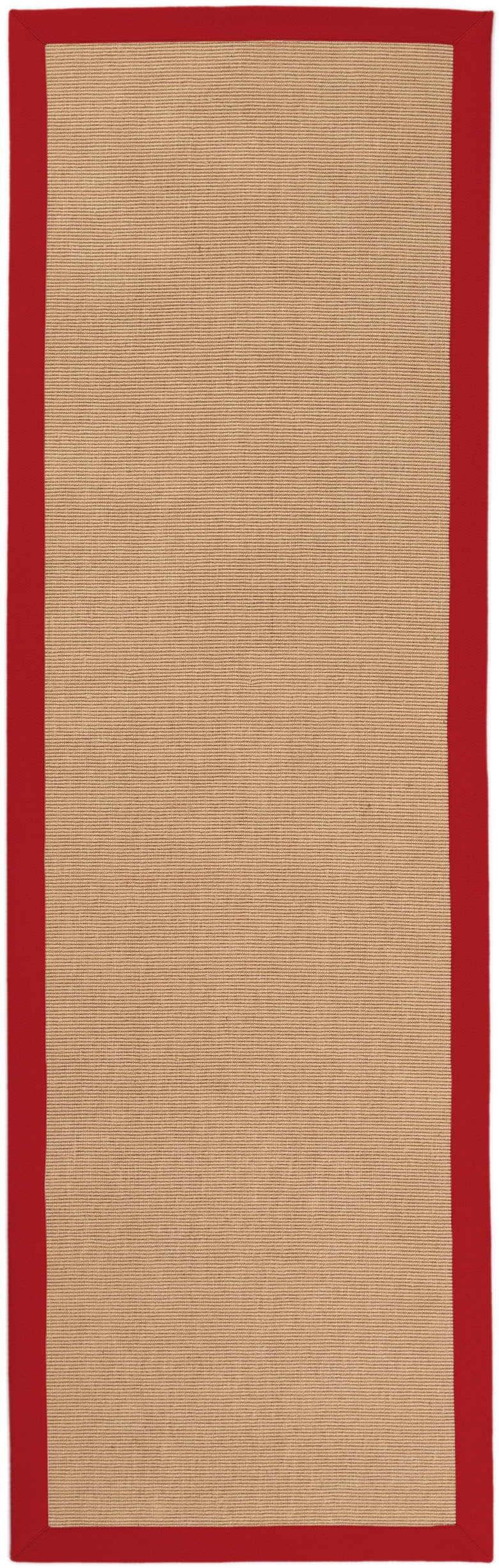 carpetfine Sisalteppich »Sisal,  auch als Läufer erhältlich«, rechteckig, 5 mm Höhe, mit farbiger Bordüre, Anti Rutsch Rückseite, viele Grössen, Wohnzimmer