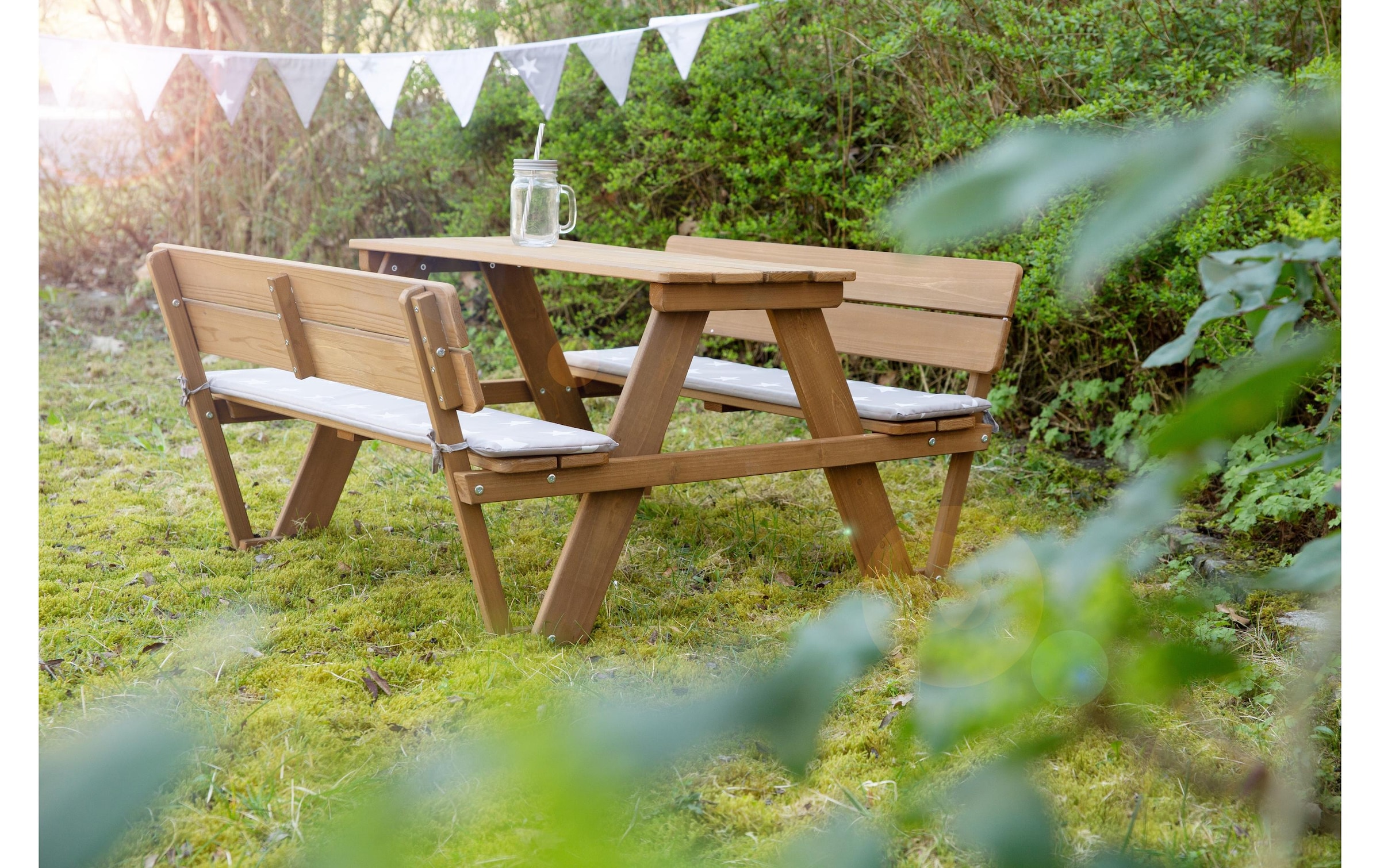 roba® Kindersitzgruppe »mit Lehne Teak«