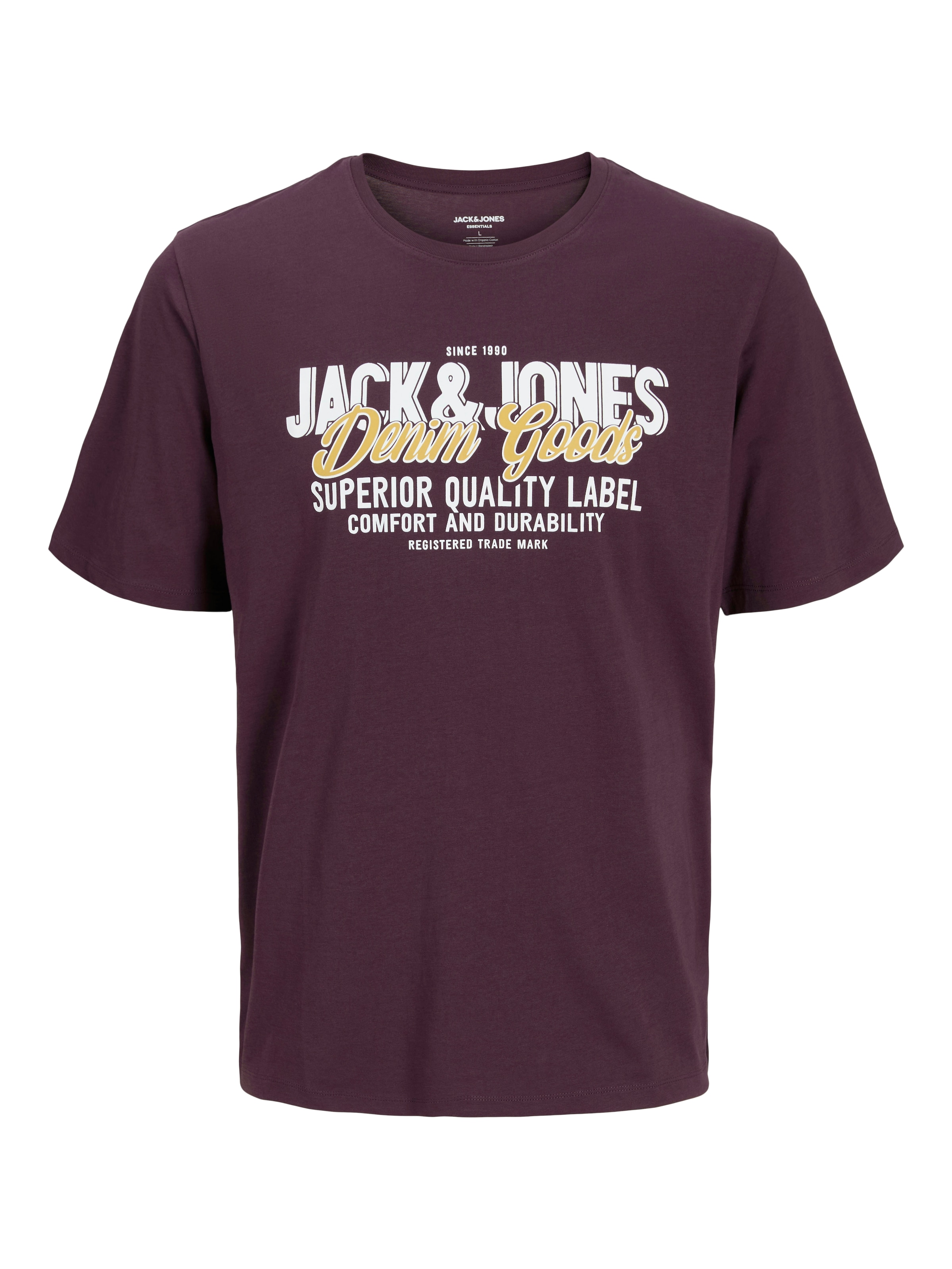 Jack & Jones PlusSize T-Shirt »JJELOGO TEE SS ONECK 2 COL AW25 NOOS PLS«