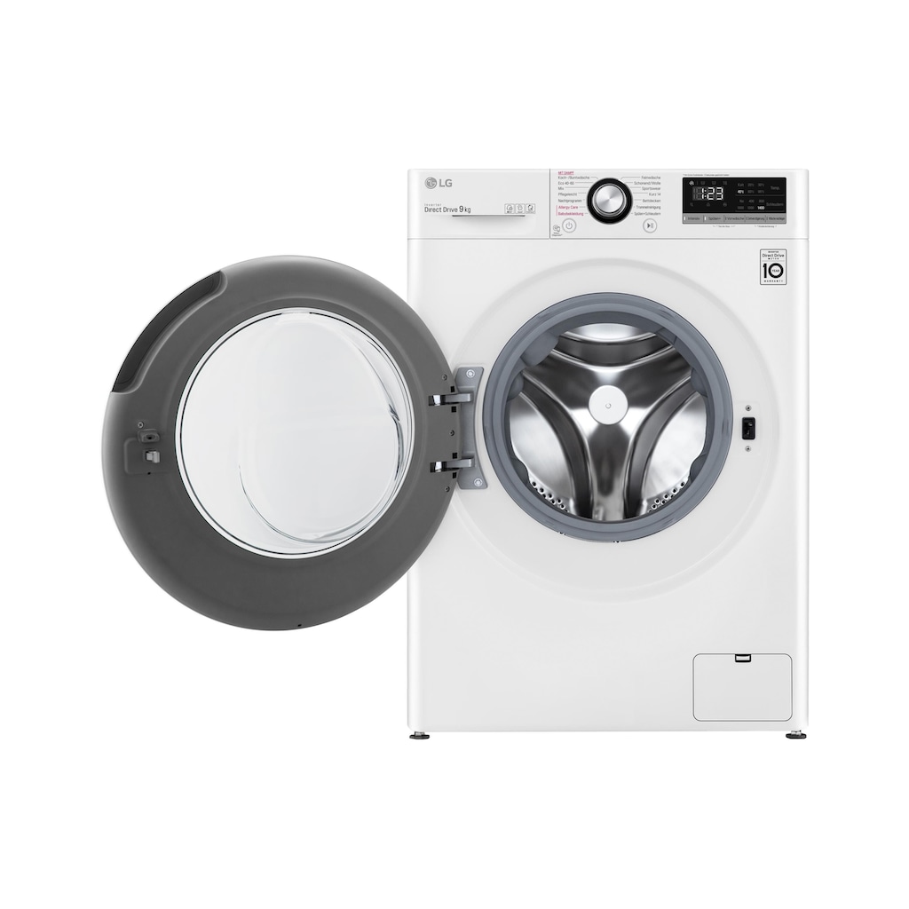 LG Waschmaschine »F4WV309SB, Links«, F4WV309SB, Links, 9 kg, 1300 U/min