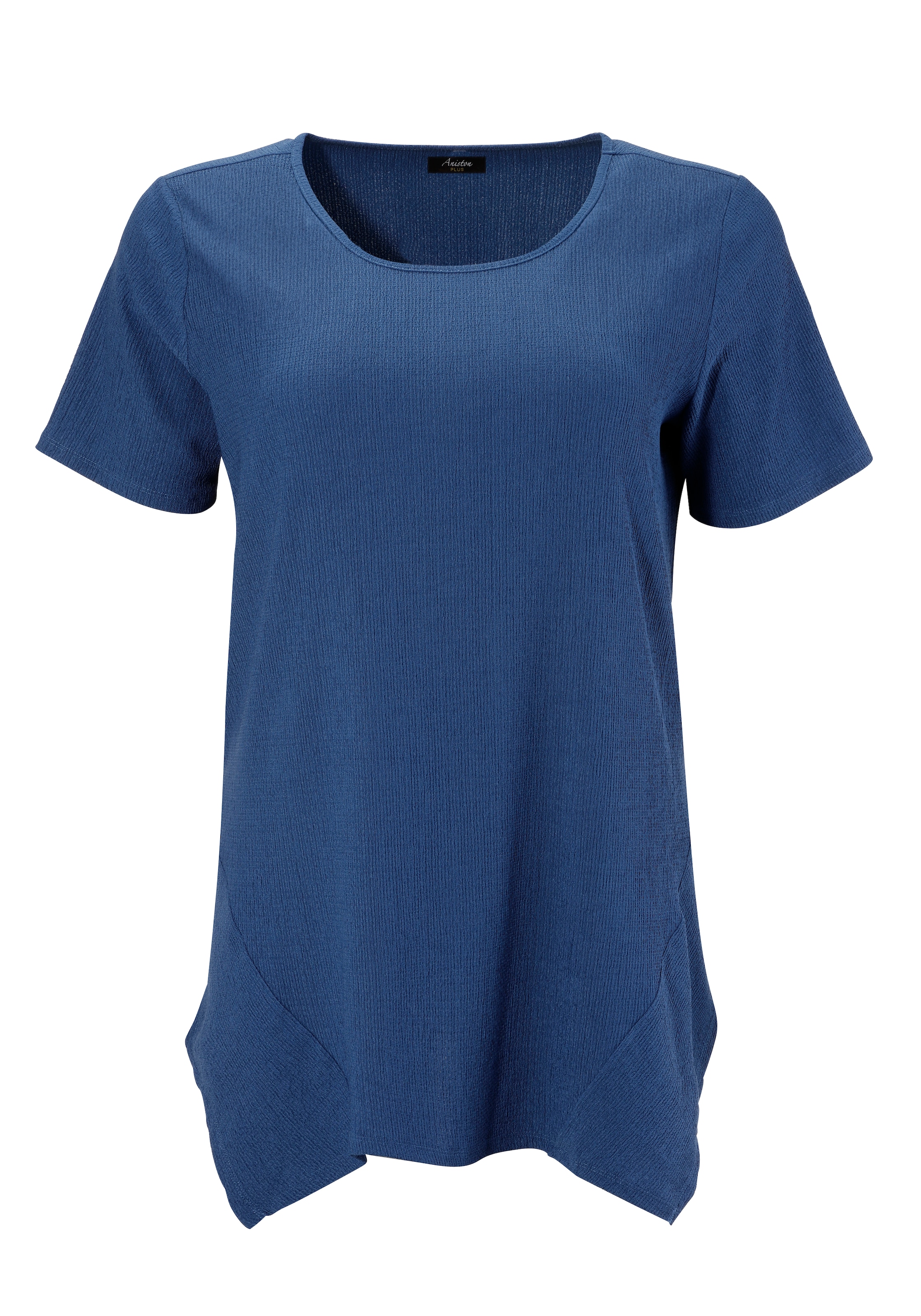 Aniston PLUS Blusenshirt, mit dezenter Streifenlook Struktur