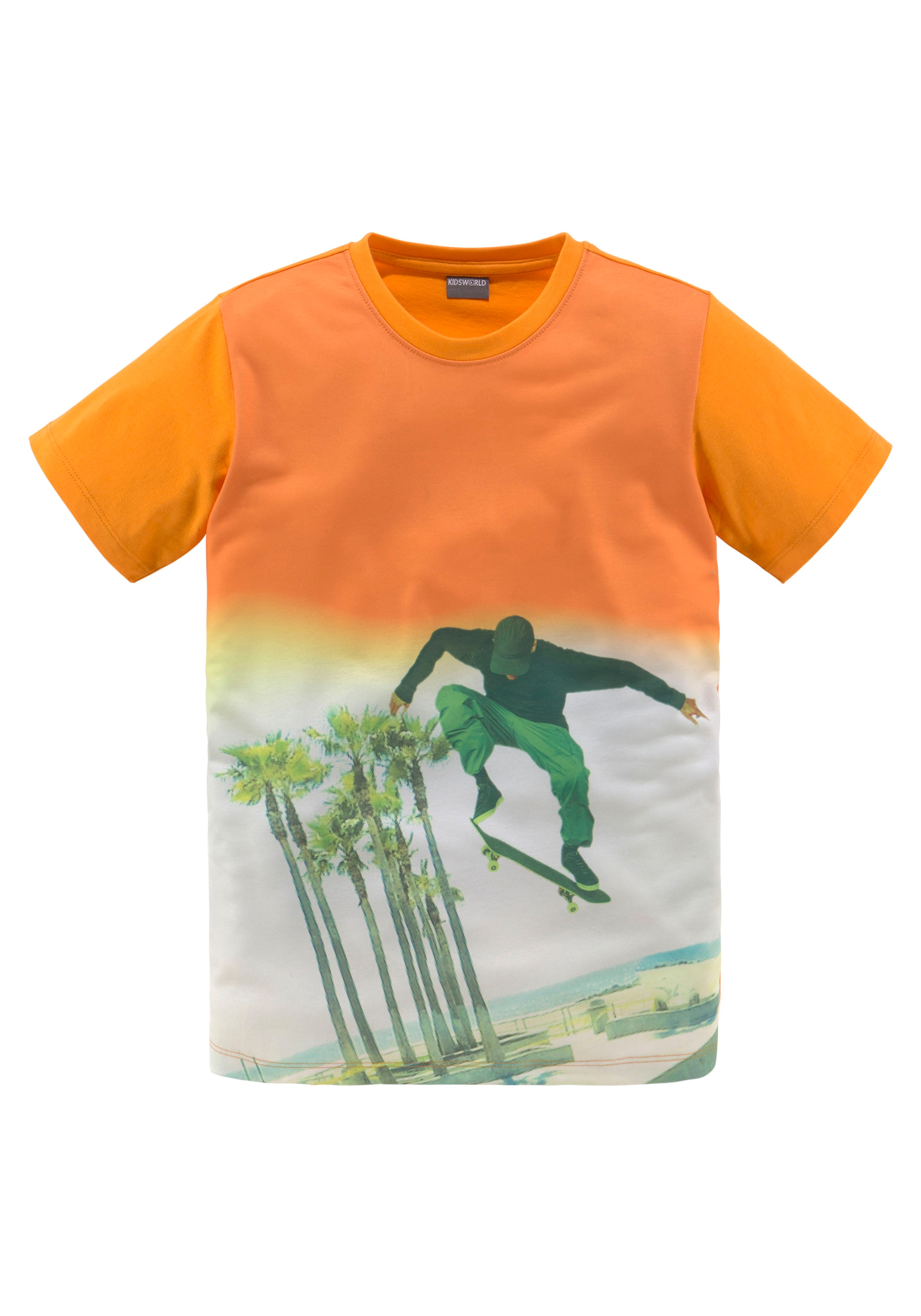 | ✵ ordern online T-Shirt KIDSWORLD SKATER« Fotodruck »mit Jelmoli-Versand