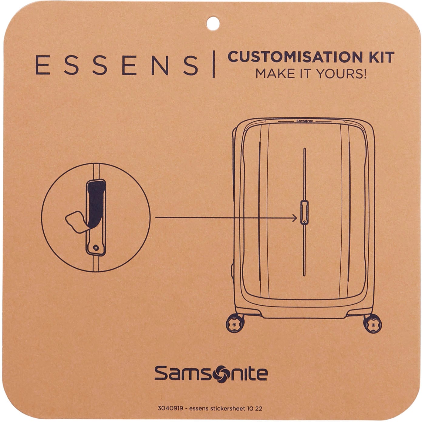 Samsonite Hartschalen-Trolley »ESSENS, verschiedene Grössen und Farben«, 4 Rollen, Reisekoffer Hartschalenkoffer Koffer für Flugreisen TSA-Schloss