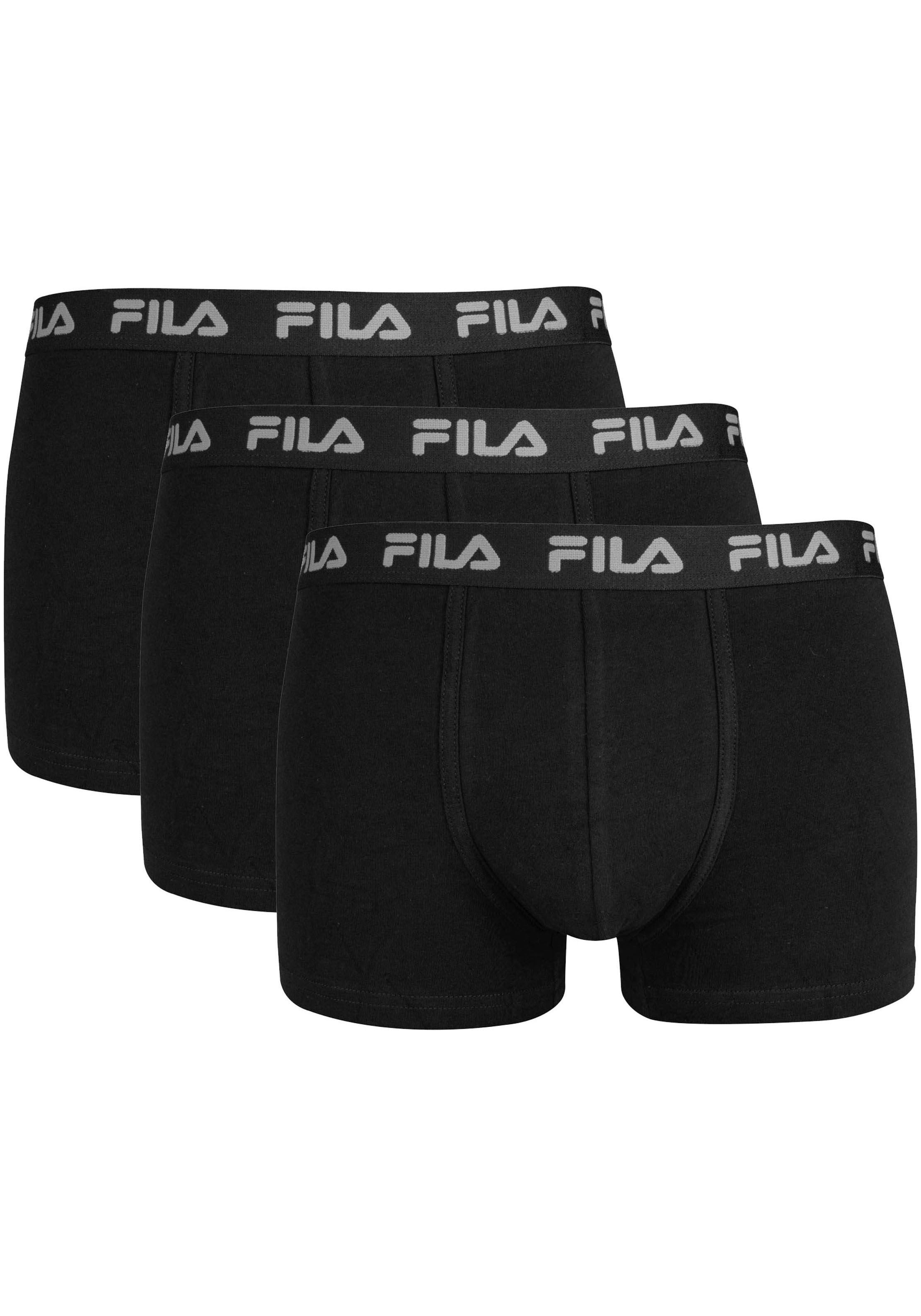 Fila Boxershorts »MAN BOXER SHORTS« 3er Pack, mit elastischem Logobund