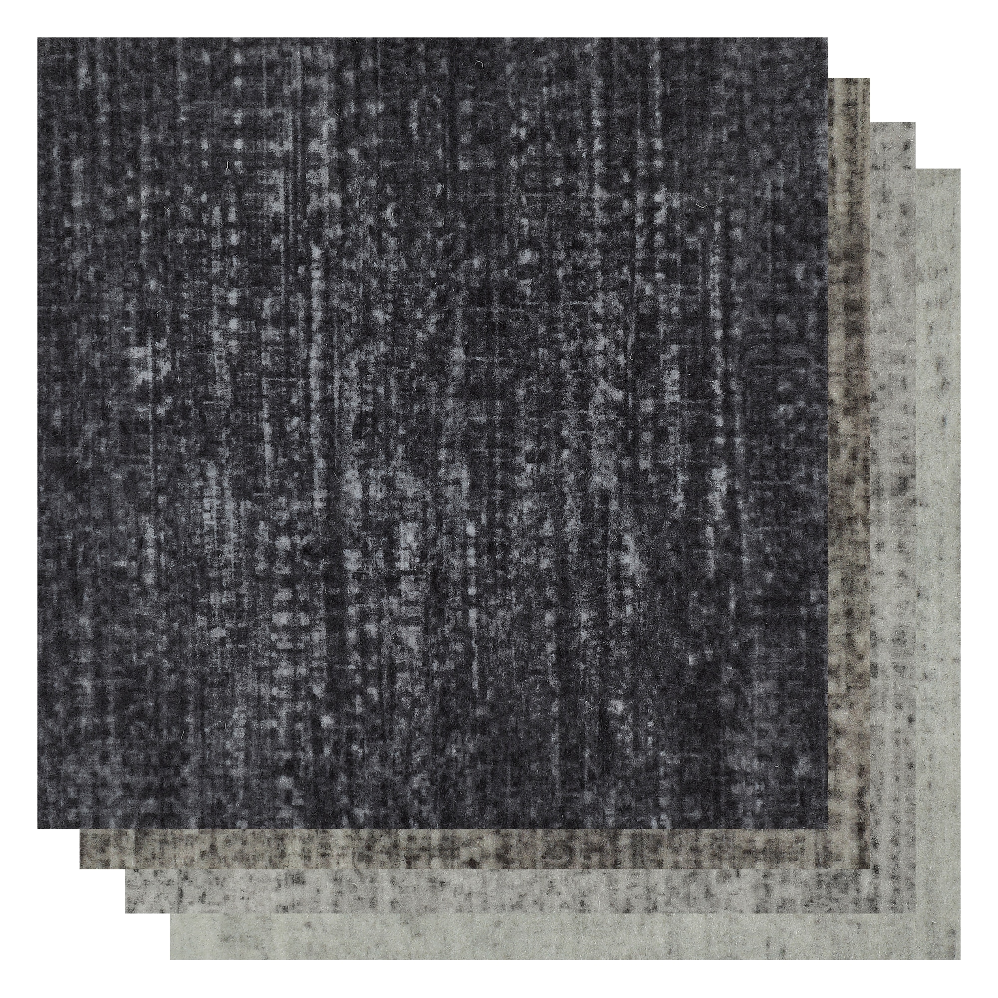 Andiamo Teppichfliese »Paris Nadelfilz«, quadratisch, 4 mm Höhe, 40x40 cm, selbstklebend, robust & strapazierfähig, 25 Stück (4 qm)