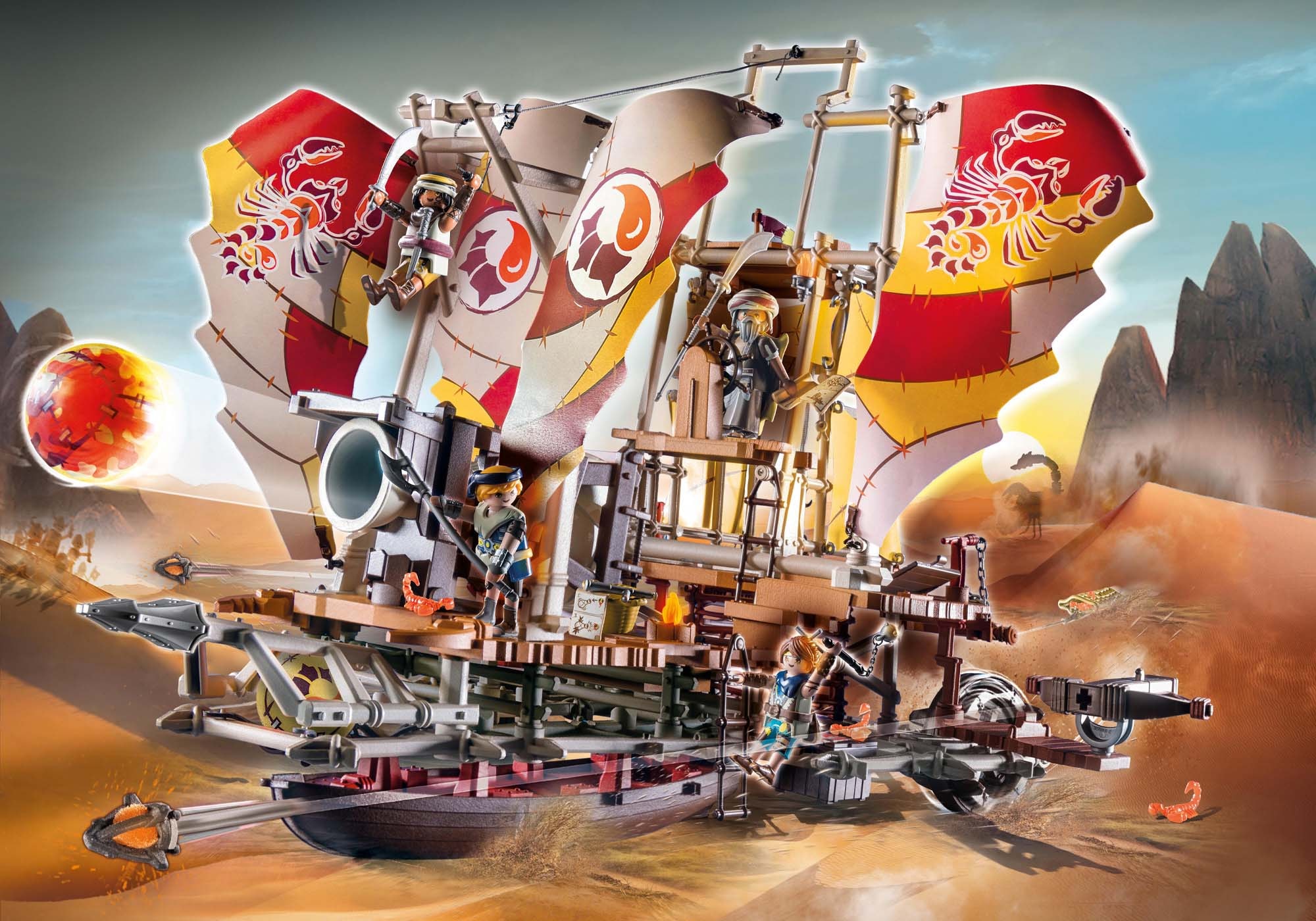 Playmobil® Konstruktions-Spielset »Sal'ahari Sands - Sandsturmbrecher (71023), Novelmore«, (233 St.), Made in Germany