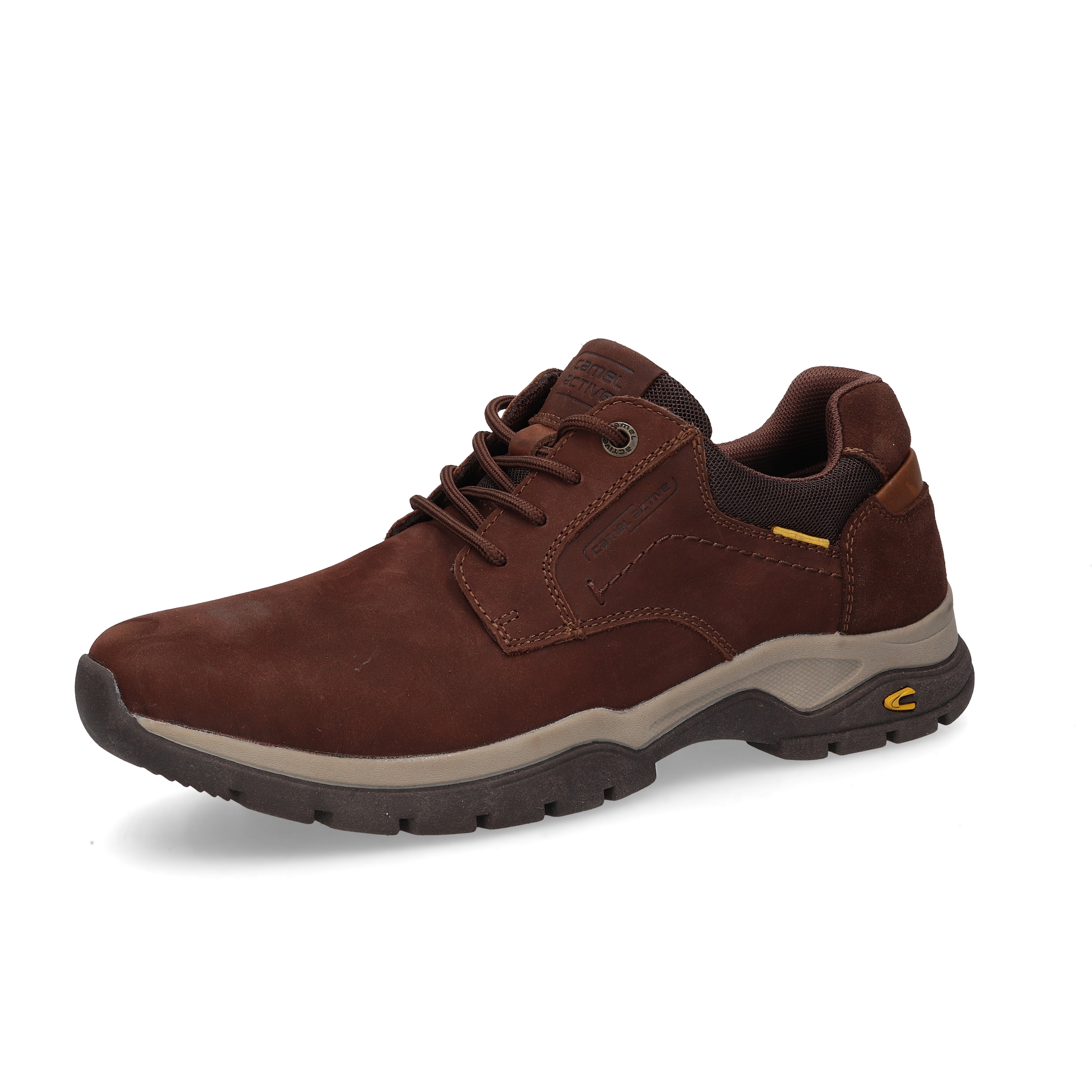 camel active Schnürschuh Sneaker, Freizeitschuh mit robuster Trekkingsohle