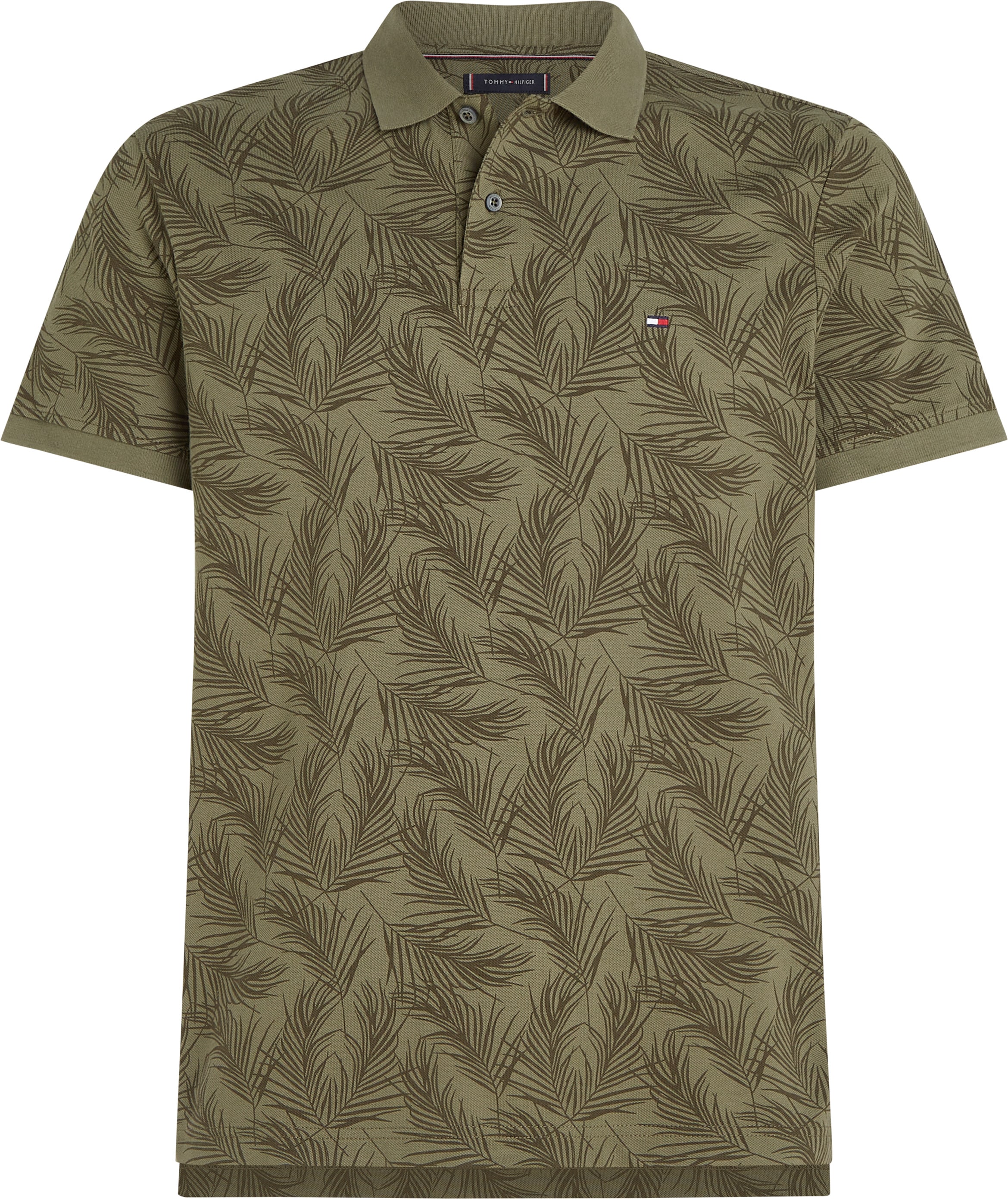 Tommy Hilfiger Big & Tall Poloshirt »BT-LEAF AOP REG POLO-B«, Grosse Grössen