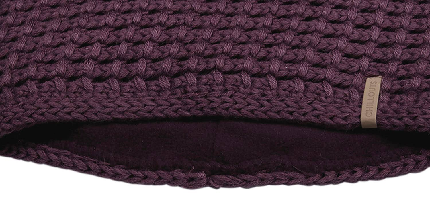 chillouts Stirnband »Cleo Headband«, auffallendes Strickmuster, gefüttert