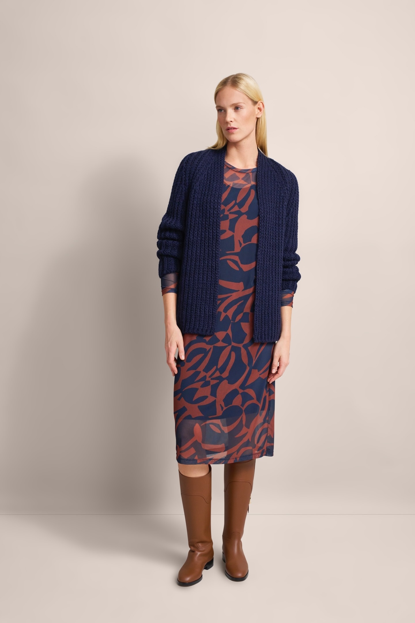 bugatti Strickjacke, aus einer Alpaka-Wollmischung